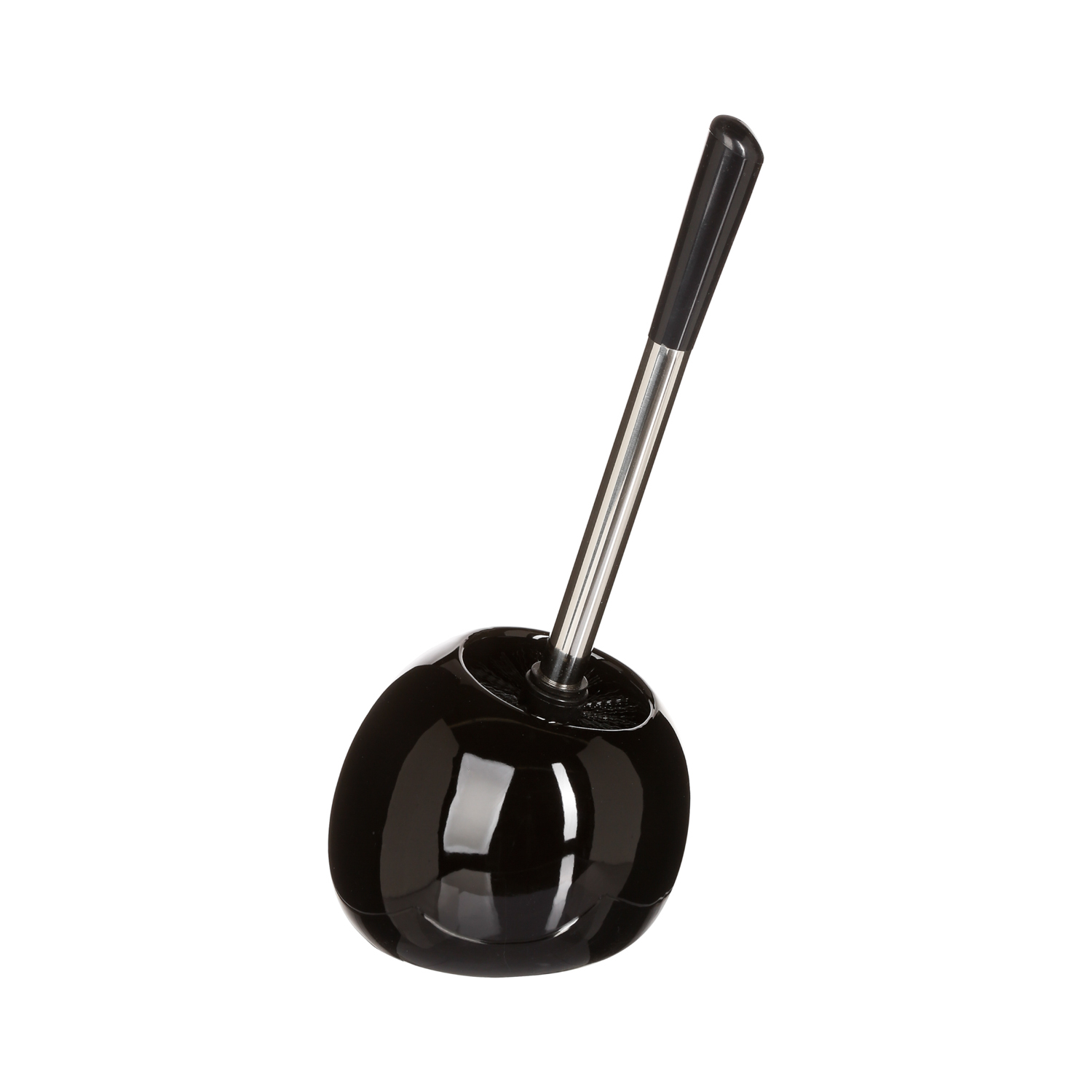 Portascopino Wc Ceramica Nero