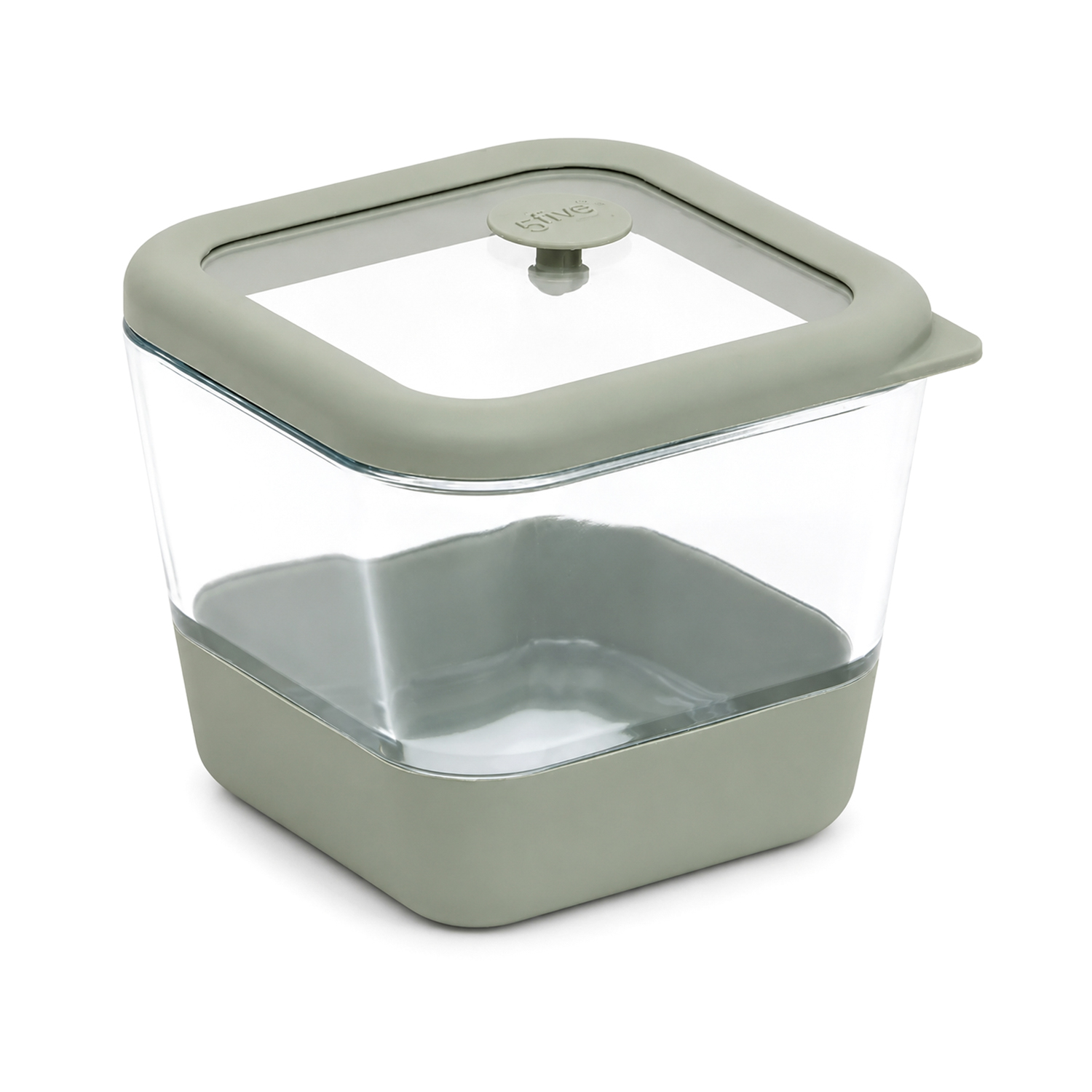 Contenitore alimentare quadrato vetro 500 ml Siliglass