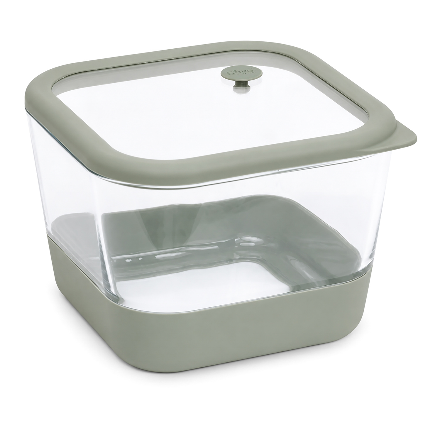 Contenitore alimentare quadrato vetro 2 L Siliglass