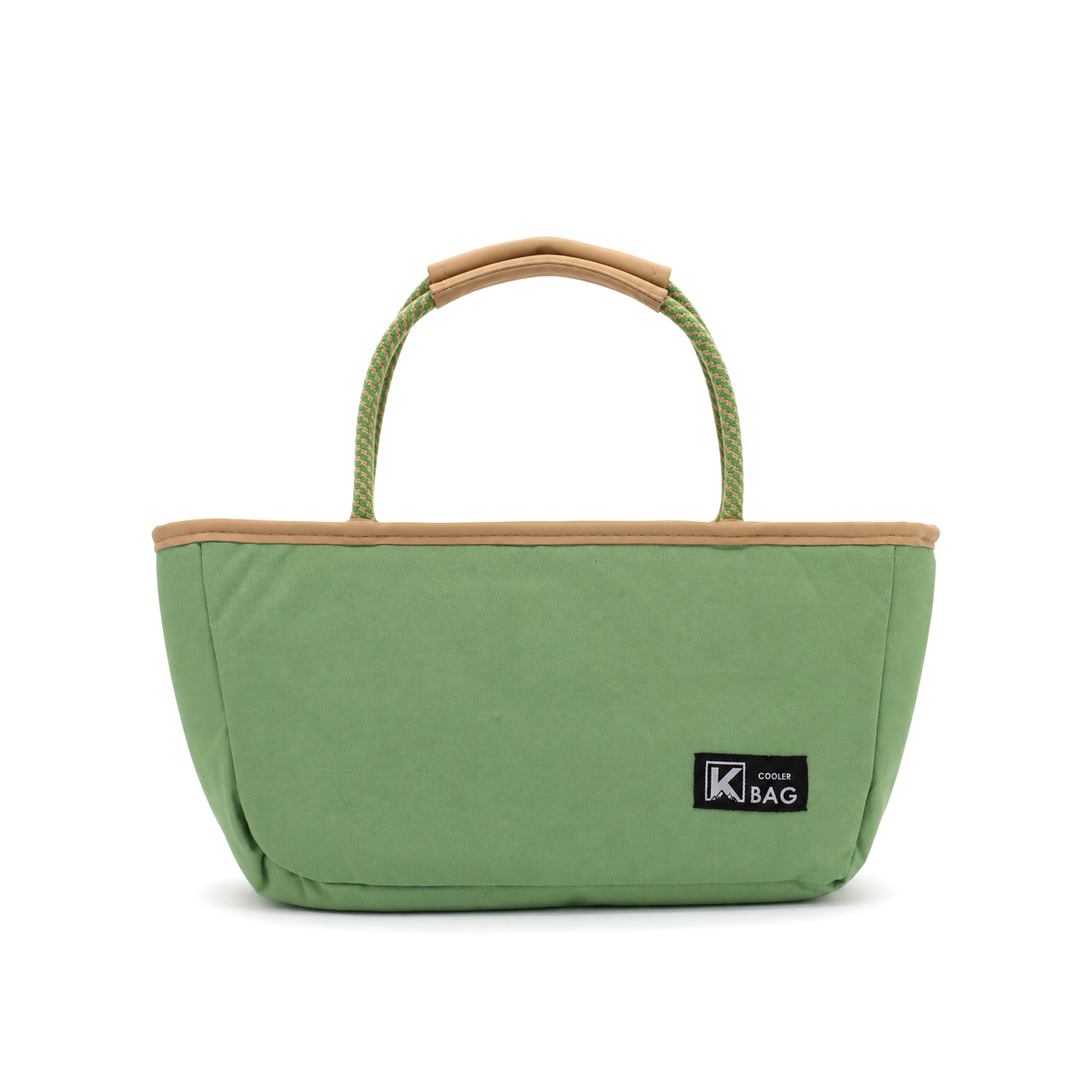 Borsa termica con manici verde 27x10x15 cm
