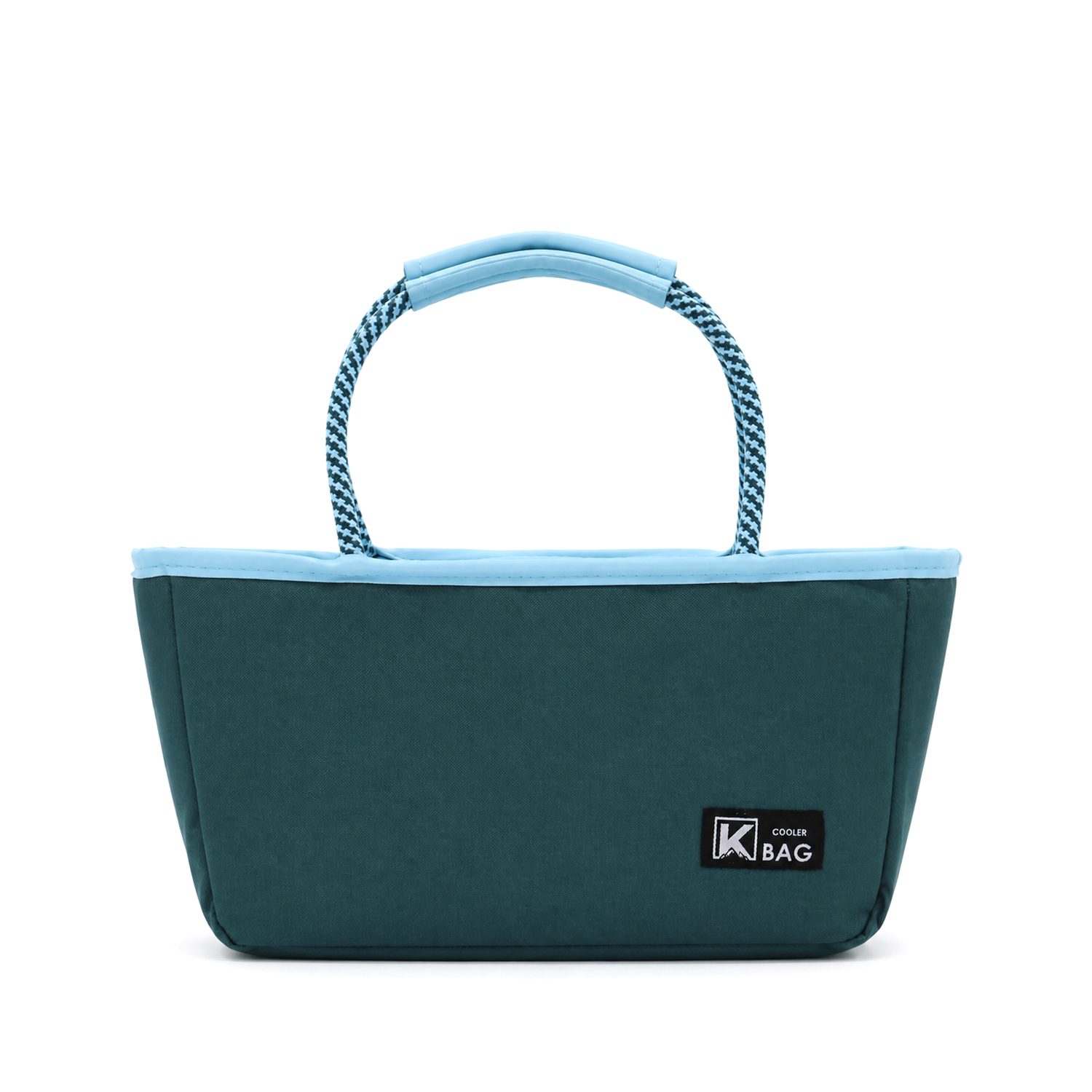 Borsa termica con manici blu 27x10x15 cm