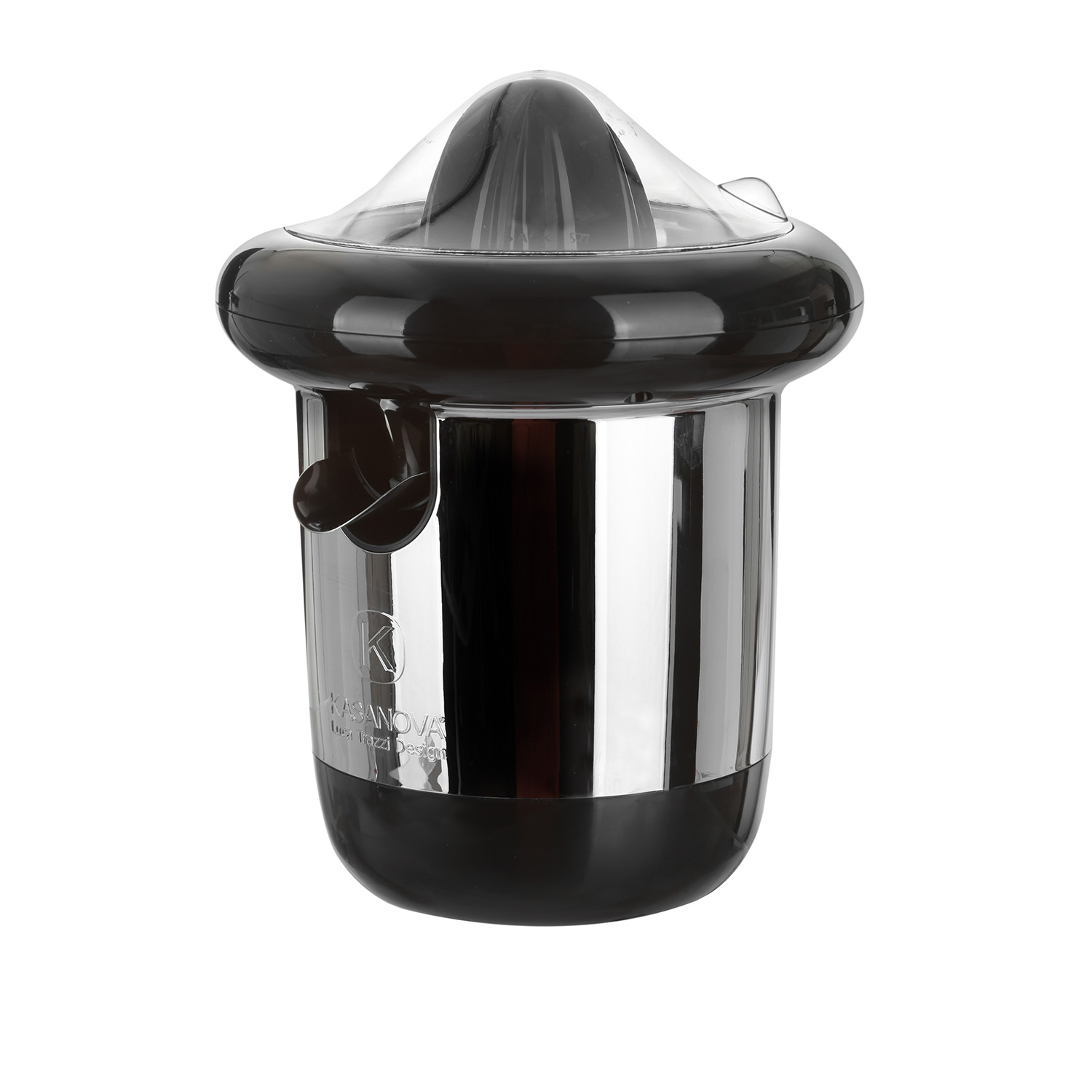 Spremiagrumi elettrico nero cromato Design Luca Trazzi