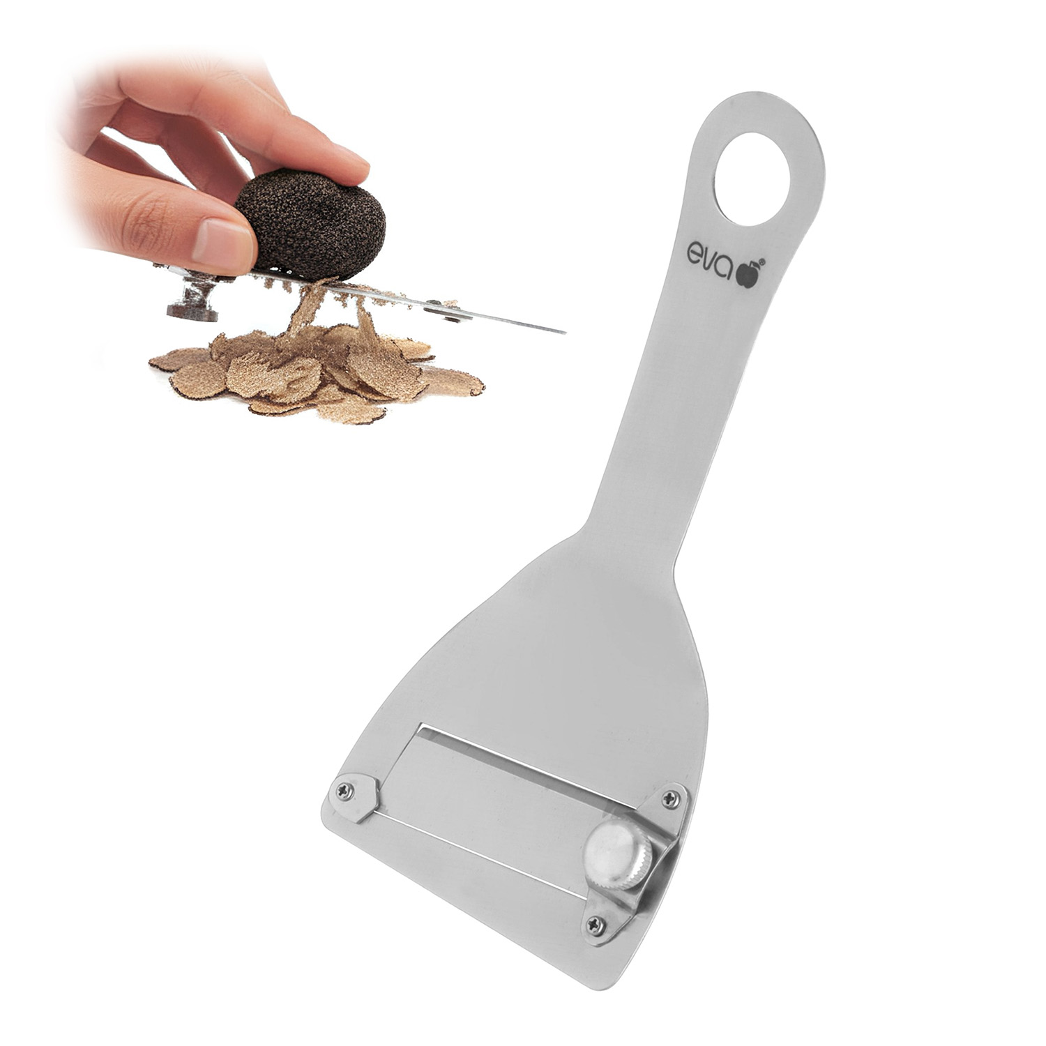 Tagliatartufi, in acciaio inox