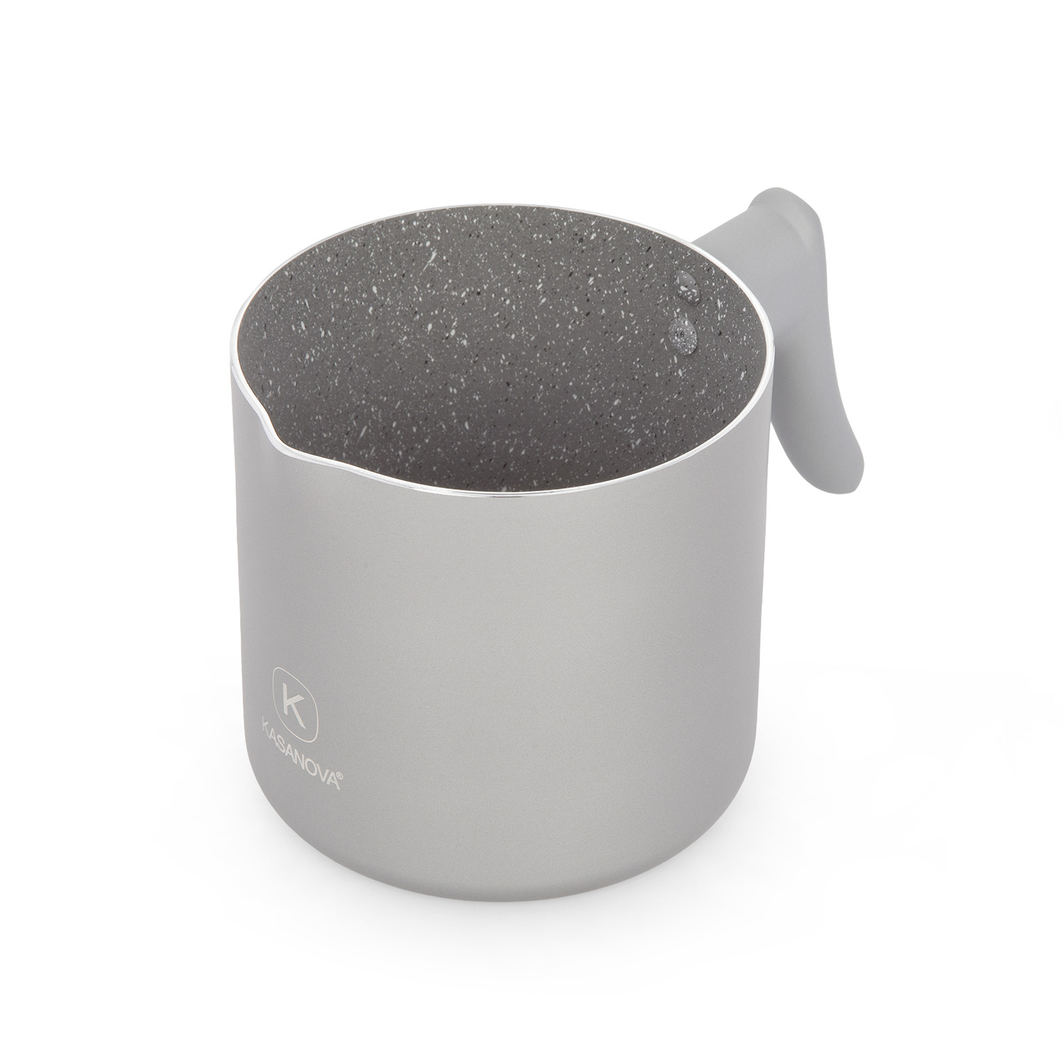 Bollilatte 12 cm grigio