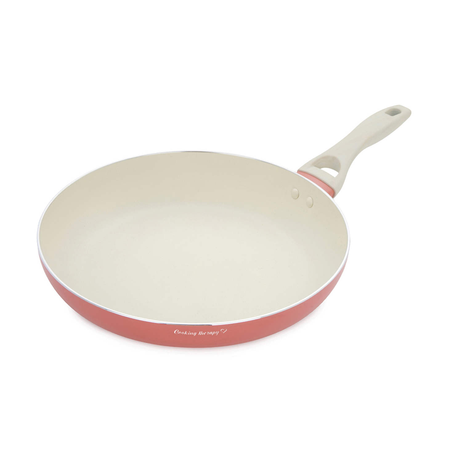 Padella 30 cm corallo Cooking Therapy