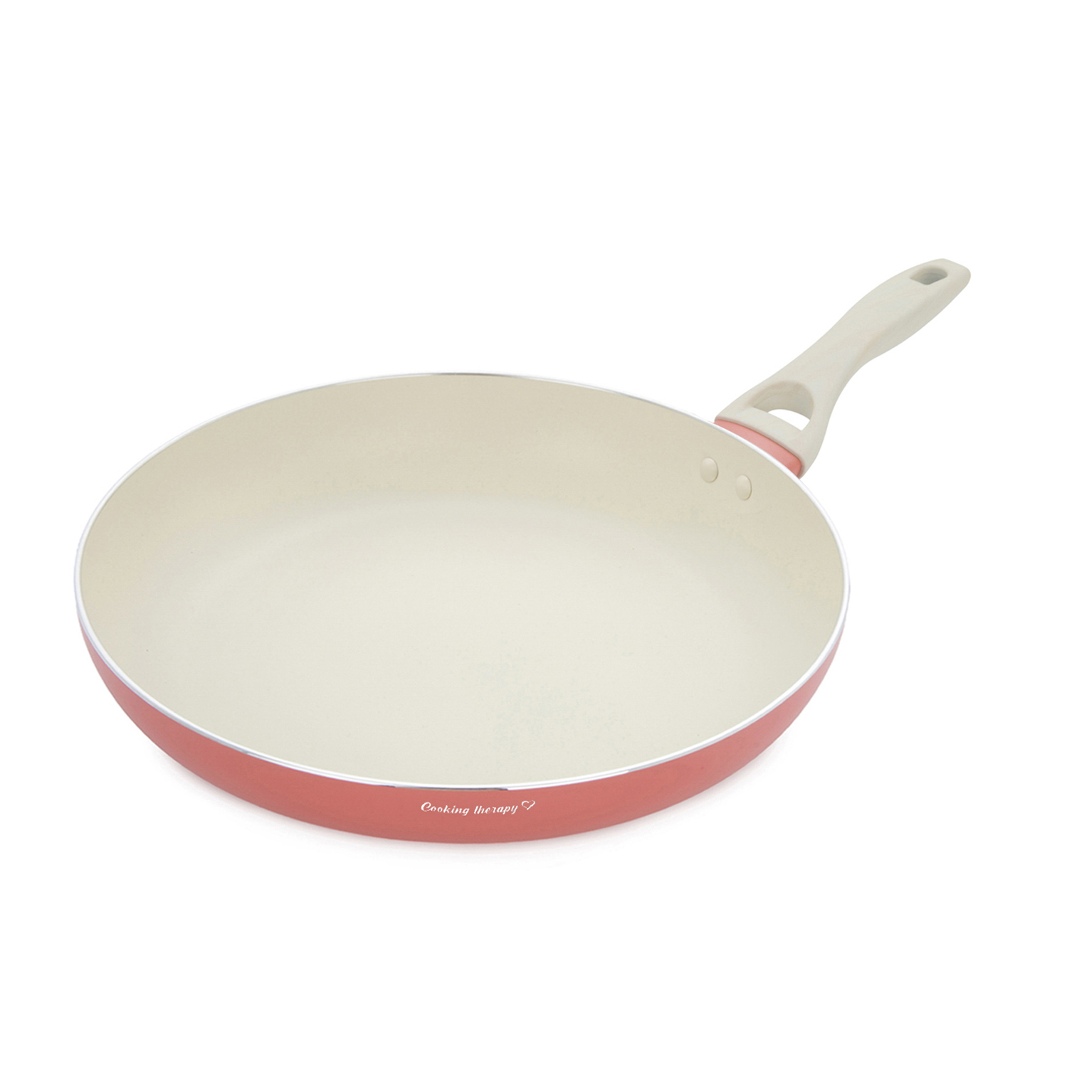 Padella 32 cm corallo Cooking Therapy