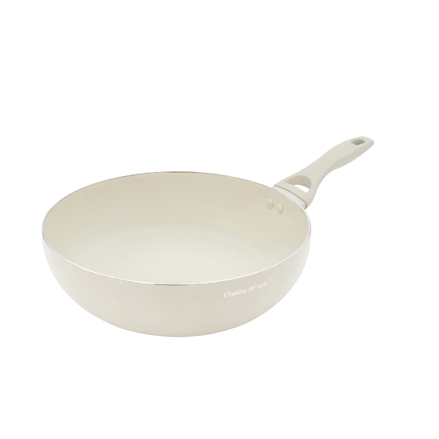 Wok 28 cm sabbia Cooking Therapy