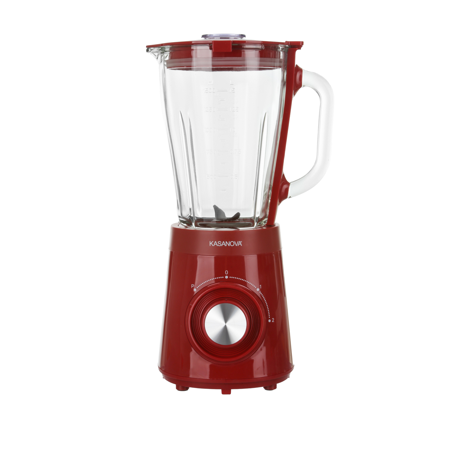 Frullatore con brocca in vetro 1,5 L rosso
