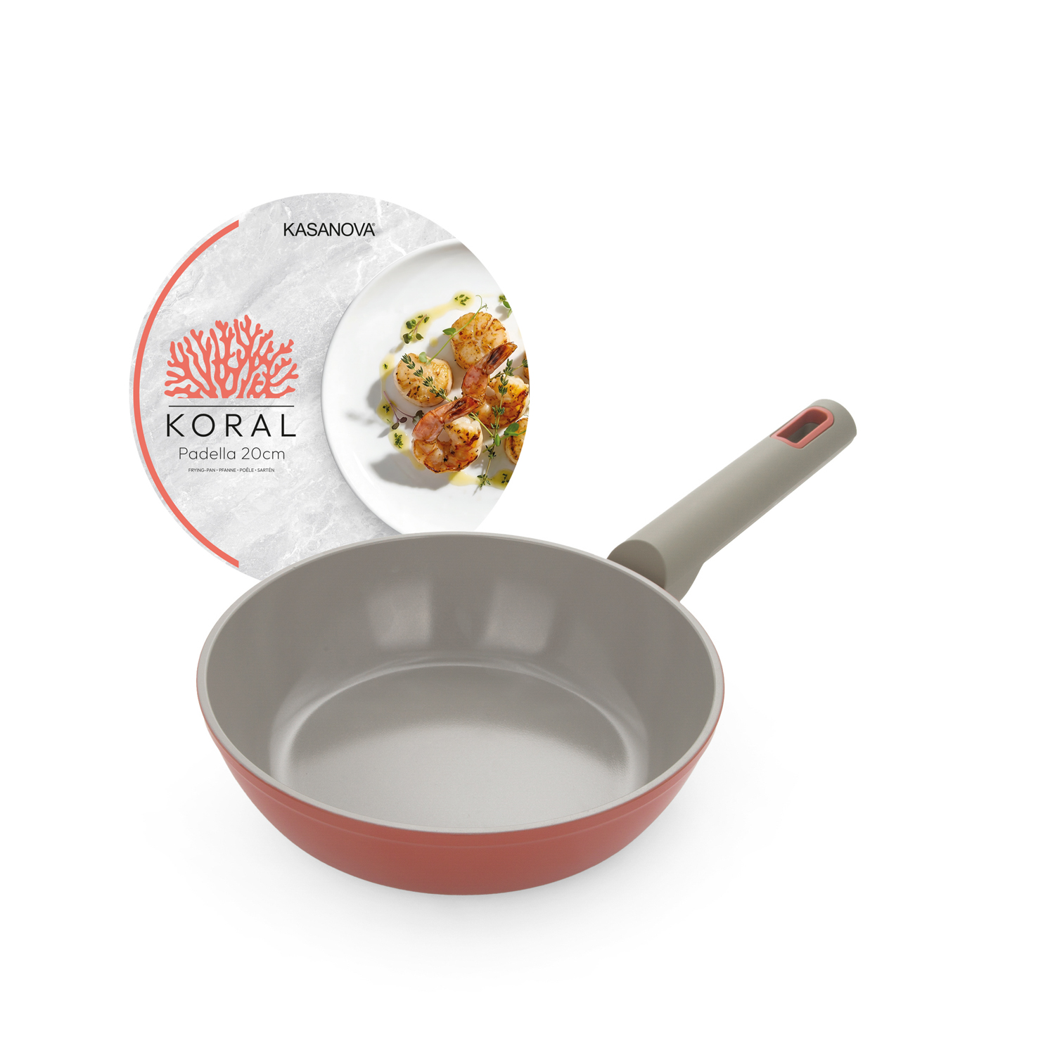Padella 20 cm antiaderente ceramico Koral