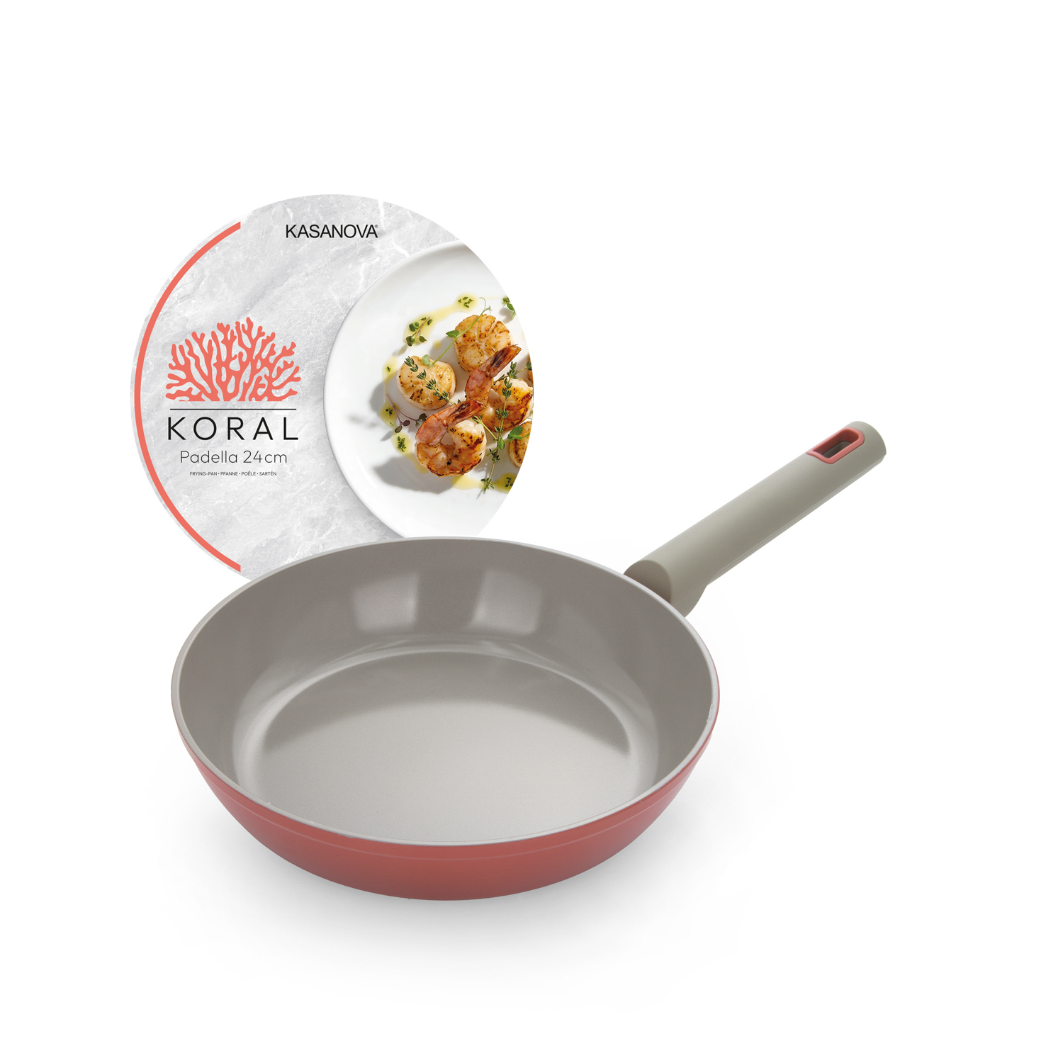 Padella 24 cm antiaderente ceramico Koral