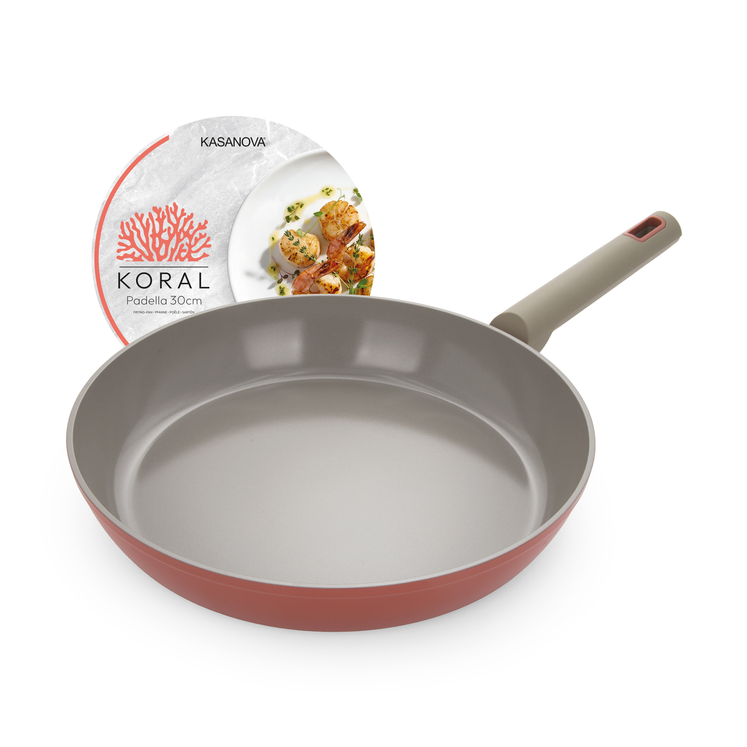 Padella 30 cm antiaderente ceramico Koral