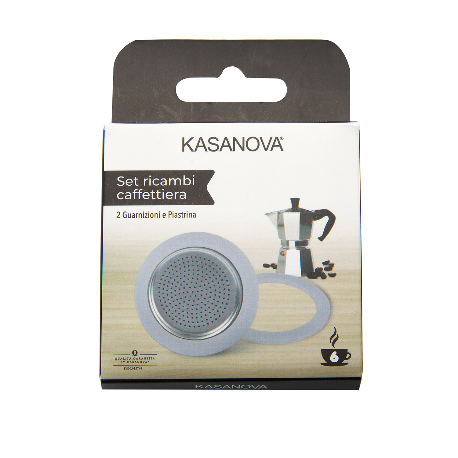 Set ricambi caffettiera 6 tazze