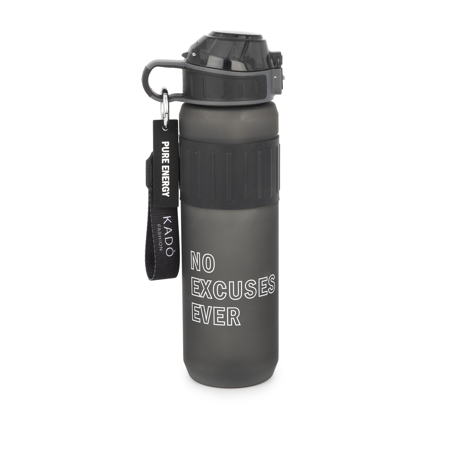 Borraccia scritta motivazionale 1 L nero Hydrea