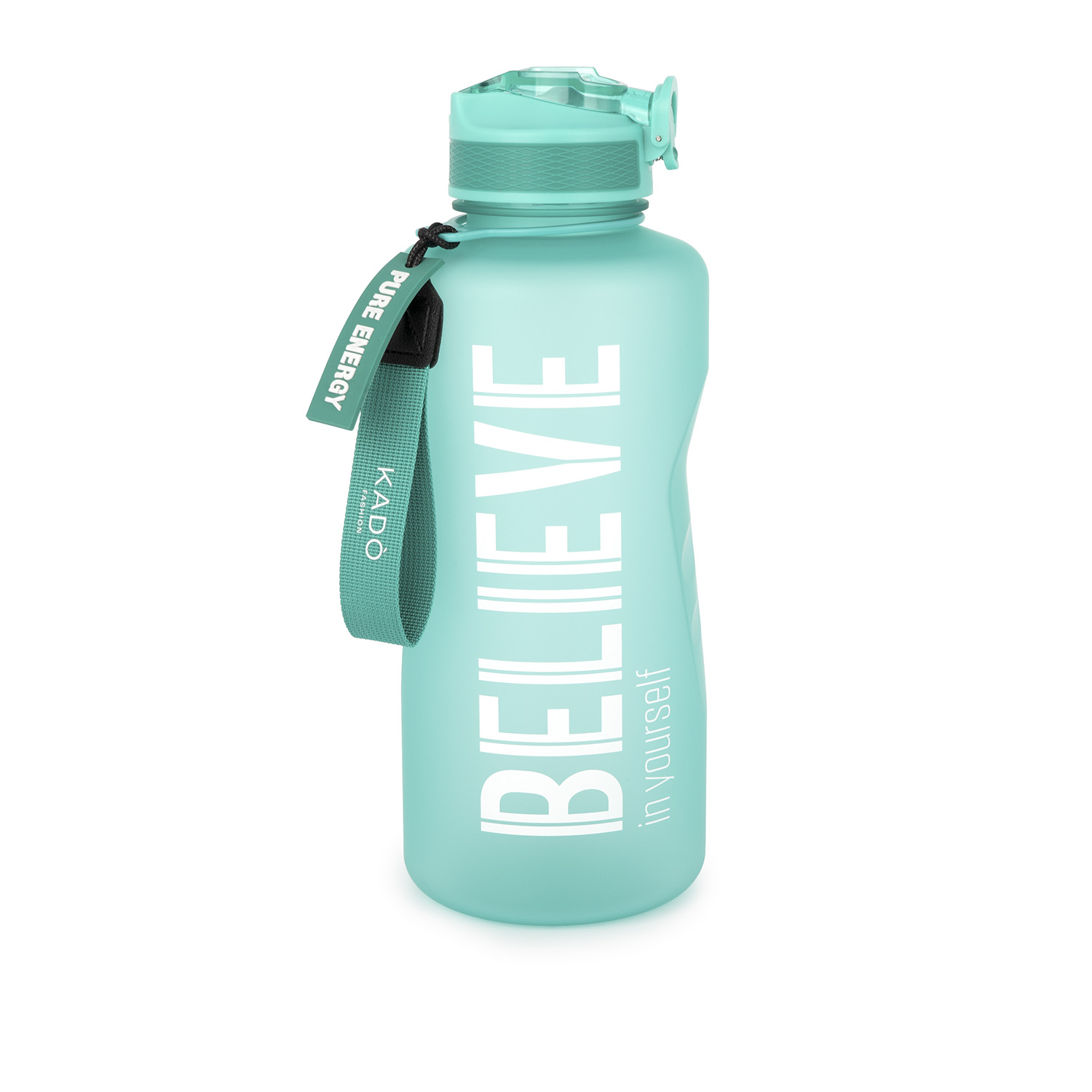 Borraccia scritta motivazionale 2,2 L azzurro Bold Collection
