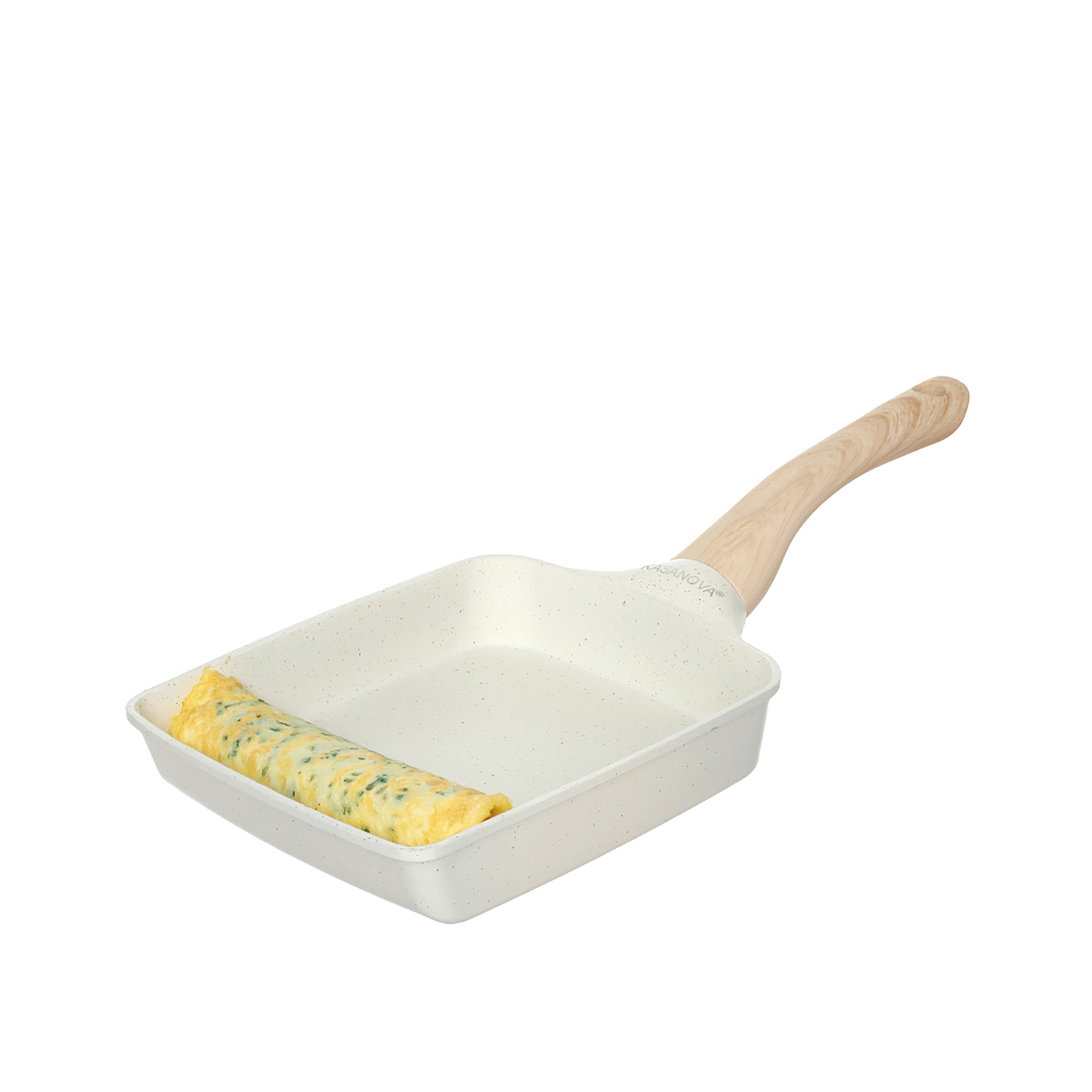 Padella rettangolare 19x15 cm Mini Mania crema
