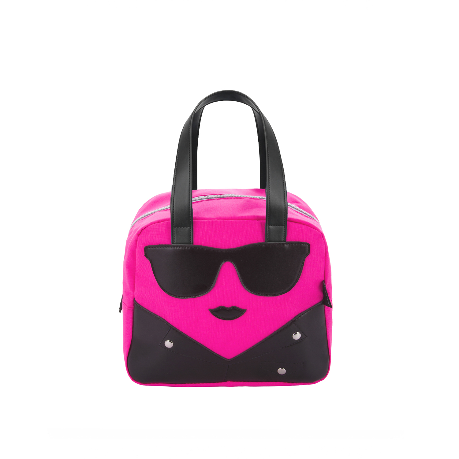Borsa termica impermeabile 6,5 L rosa occhiali con manici