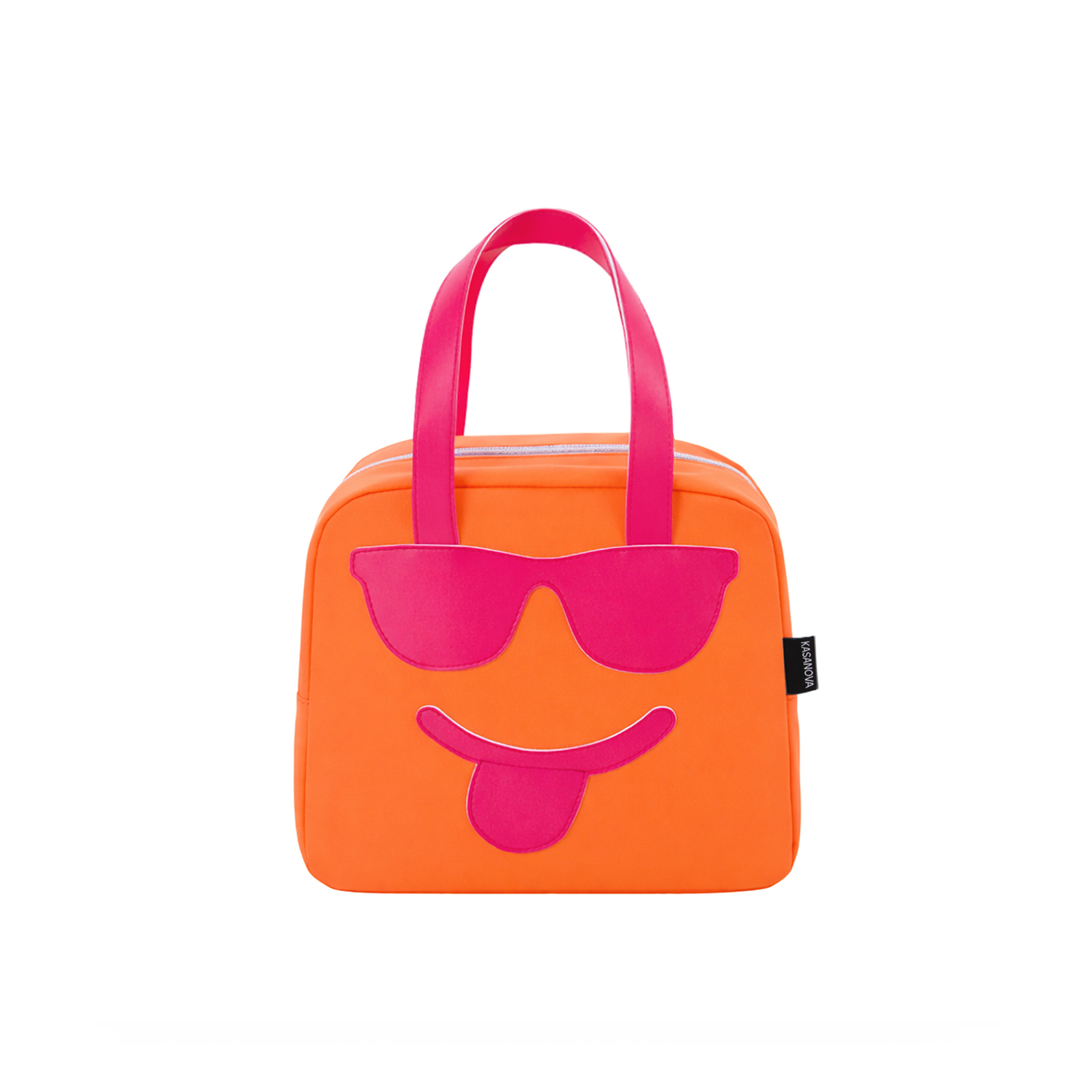 Borsa termica impermeabile 6,5 L arancione linguaccia con manici