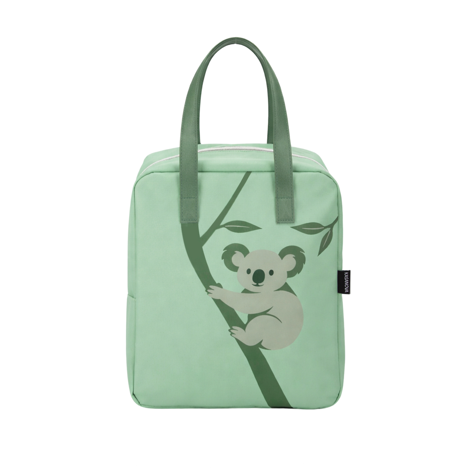 Borsa termica impermeabile koala 8,5 L verde con manici