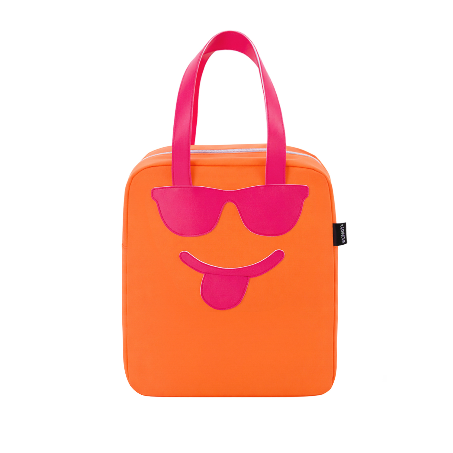 Borsa termica impermeabile 8,5 L arancione linguaccia con manici