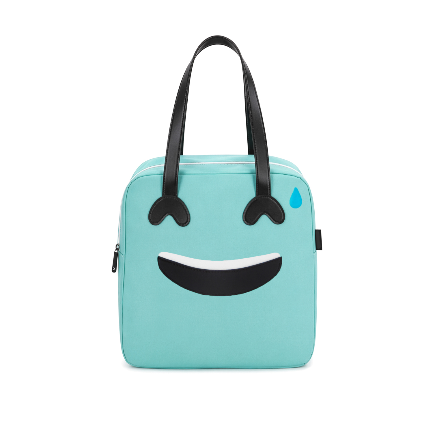 Borsa termica impermeabile 8,5 L azzurro sorriso con manici