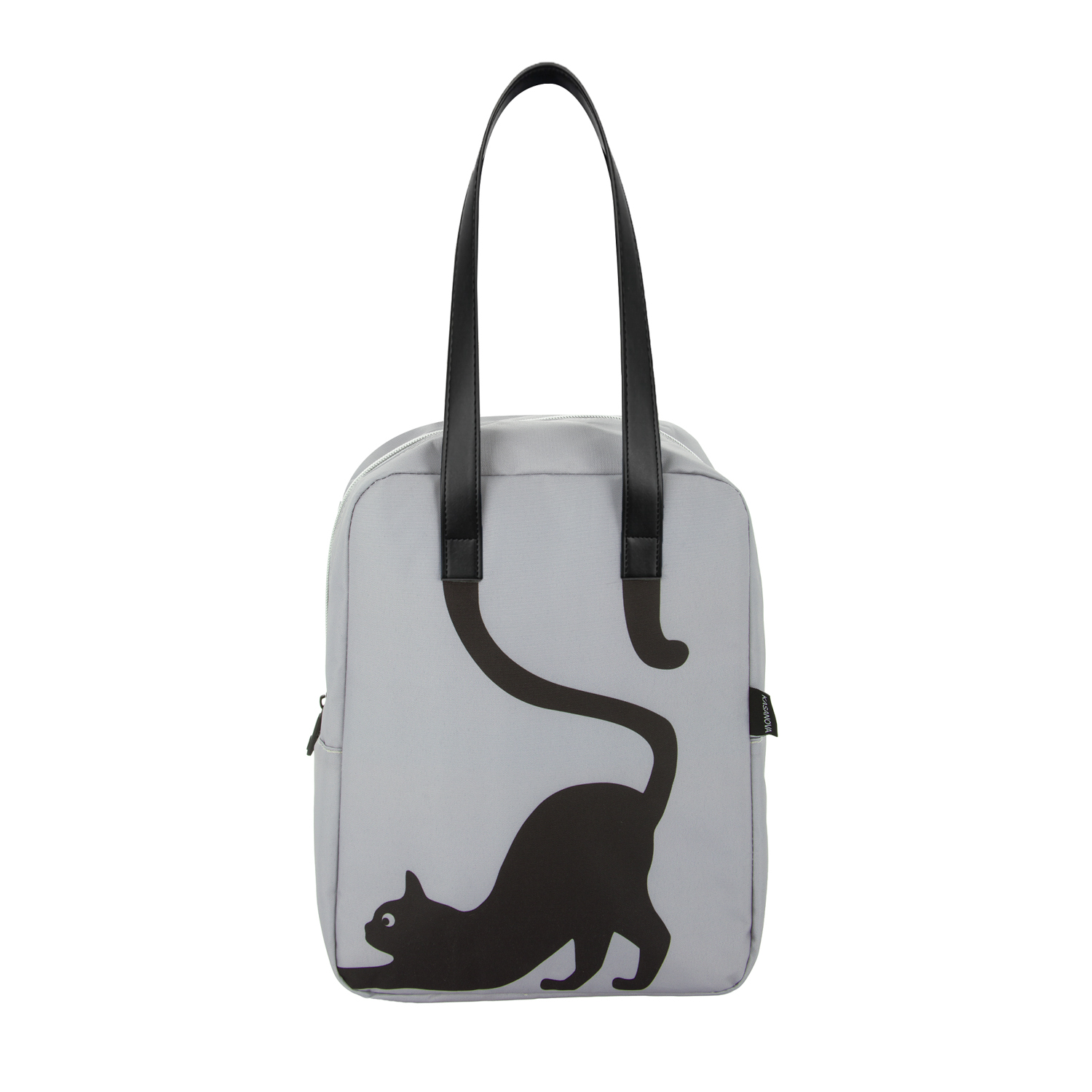 Borsa termica impermeabile gatto 11 L grigio con manici