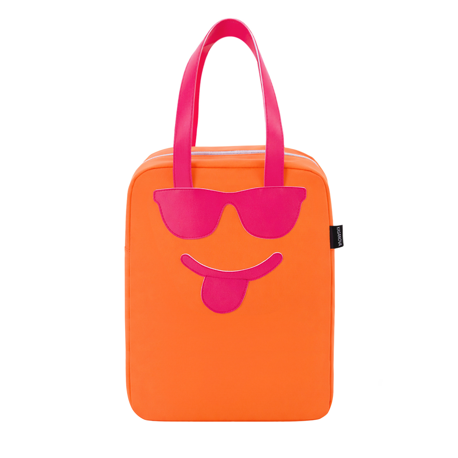 Borsa termica impermeabile 11 L arancione linguaccia con manici