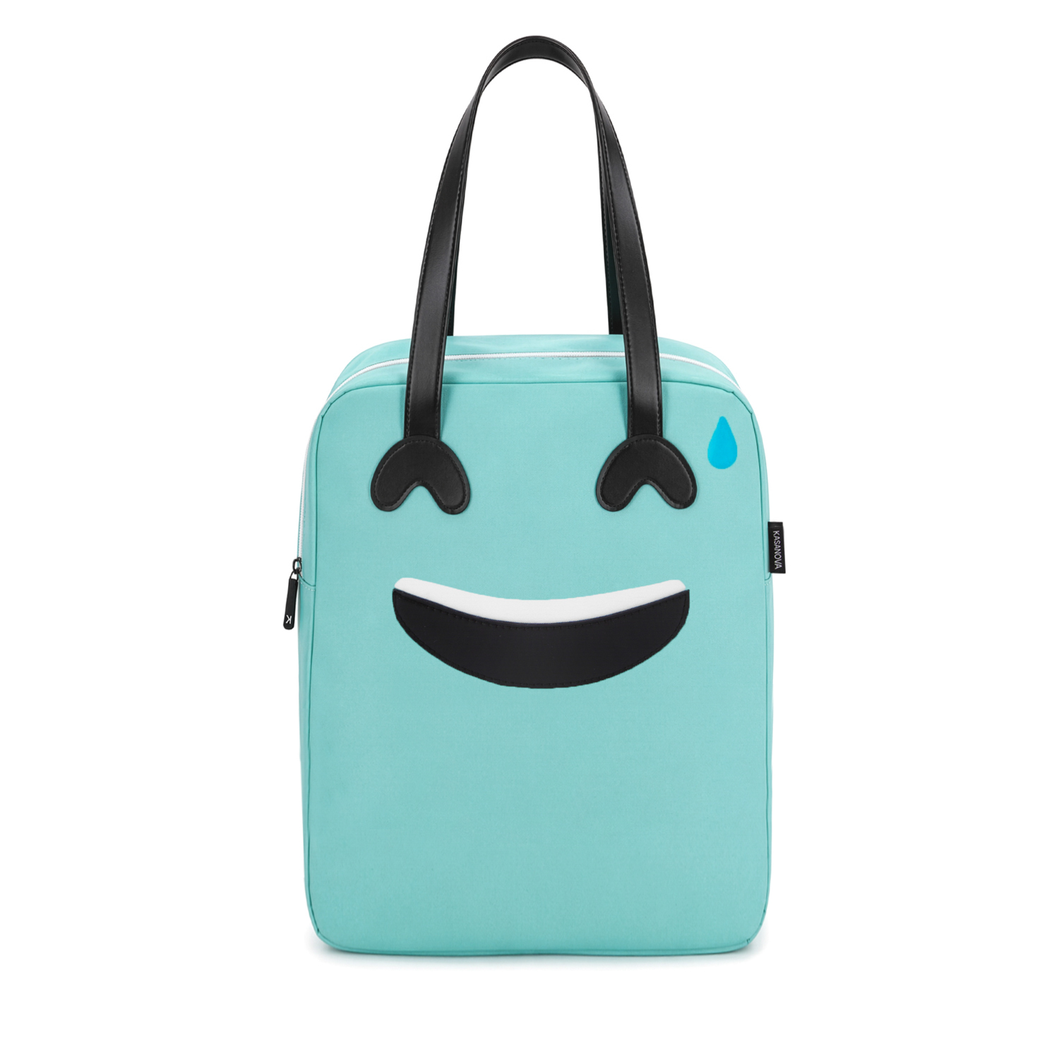 Borsa termica impermeabile 11 L azzurro sorriso con manici