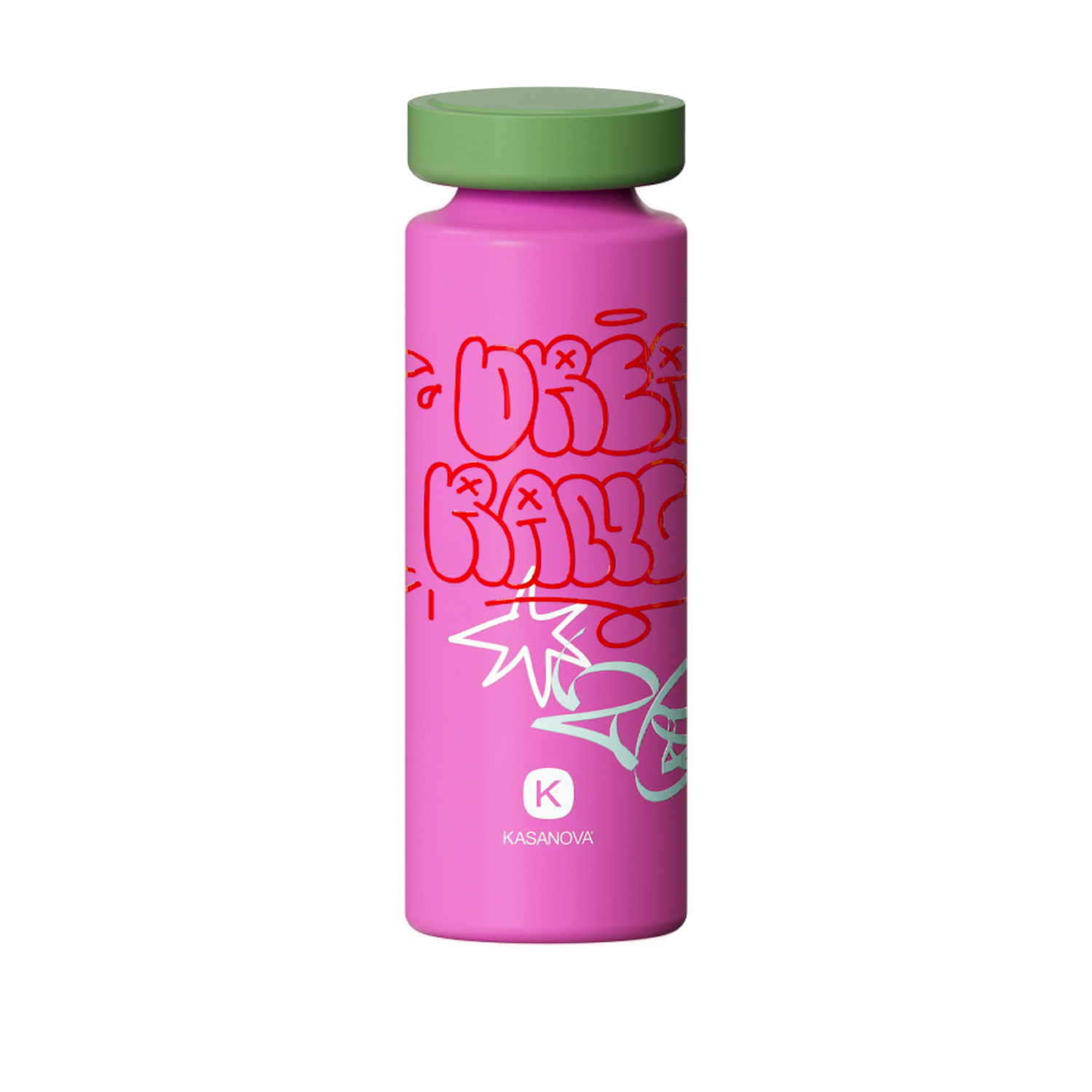 Bottiglia termica 500 ml rosa Graffiti Collection