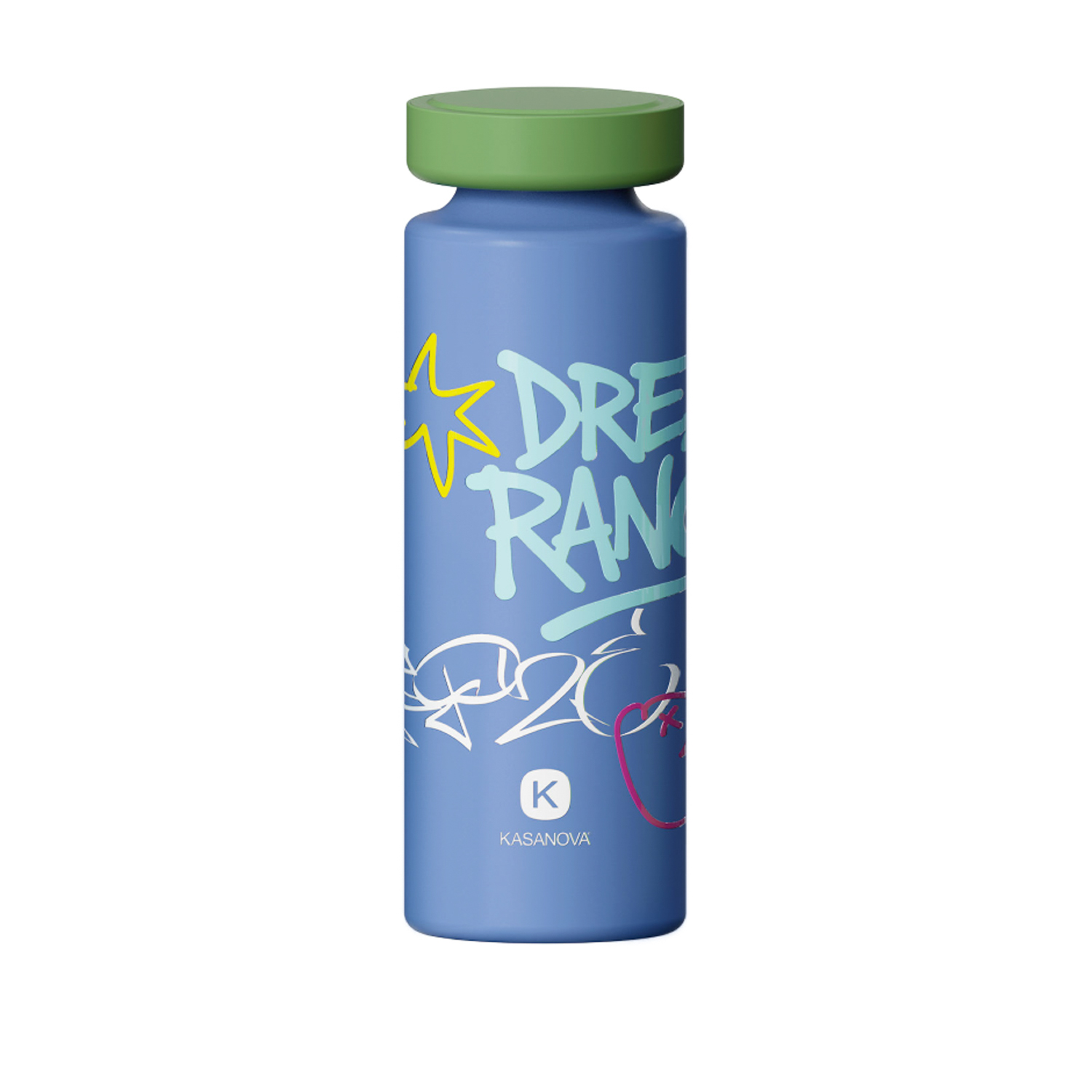 Bottiglia termica 500 ml blu Graffiti Collection