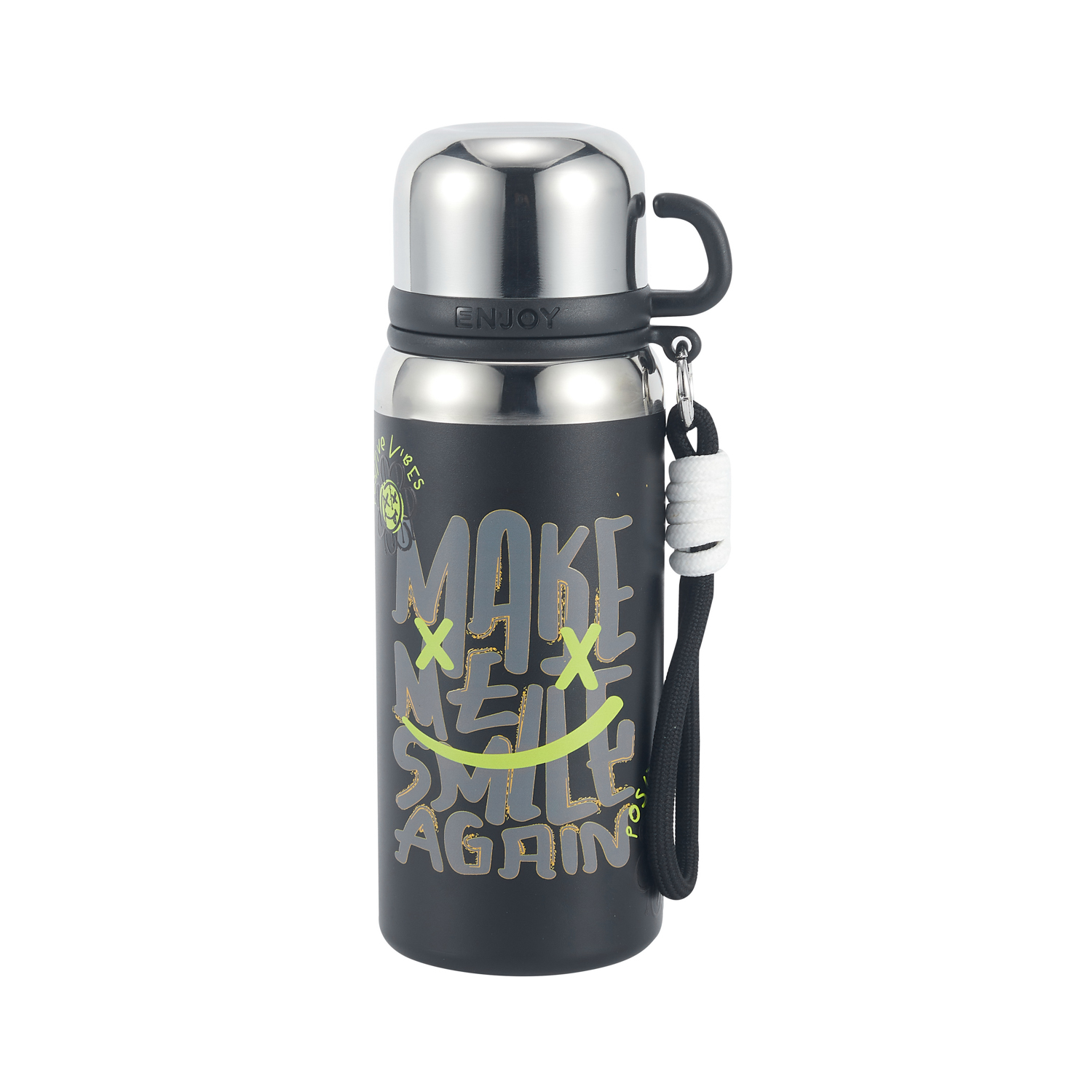 Thermos 470 ml Smile Collection nero