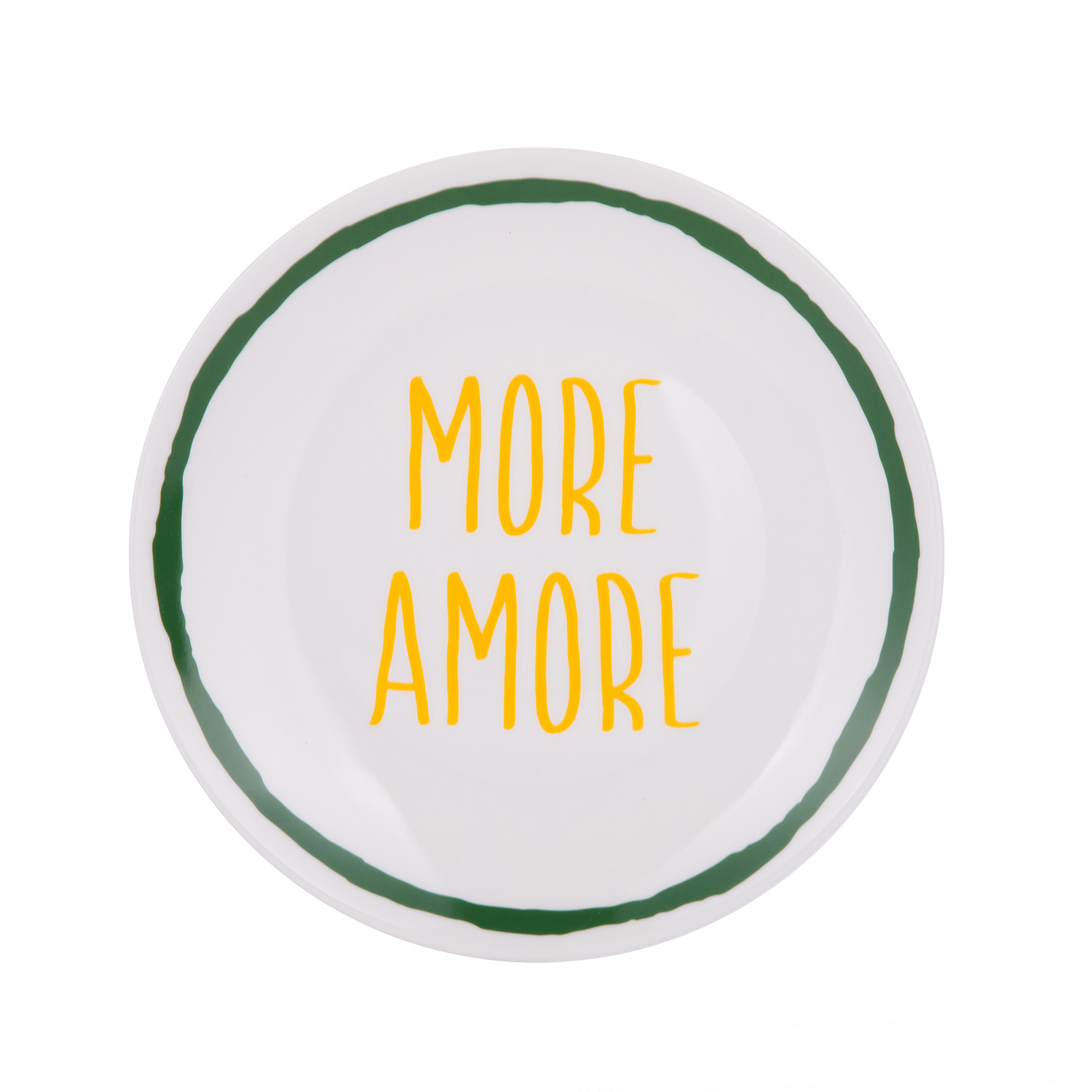 Piatto dolce ceramica More Amore Color Bloom