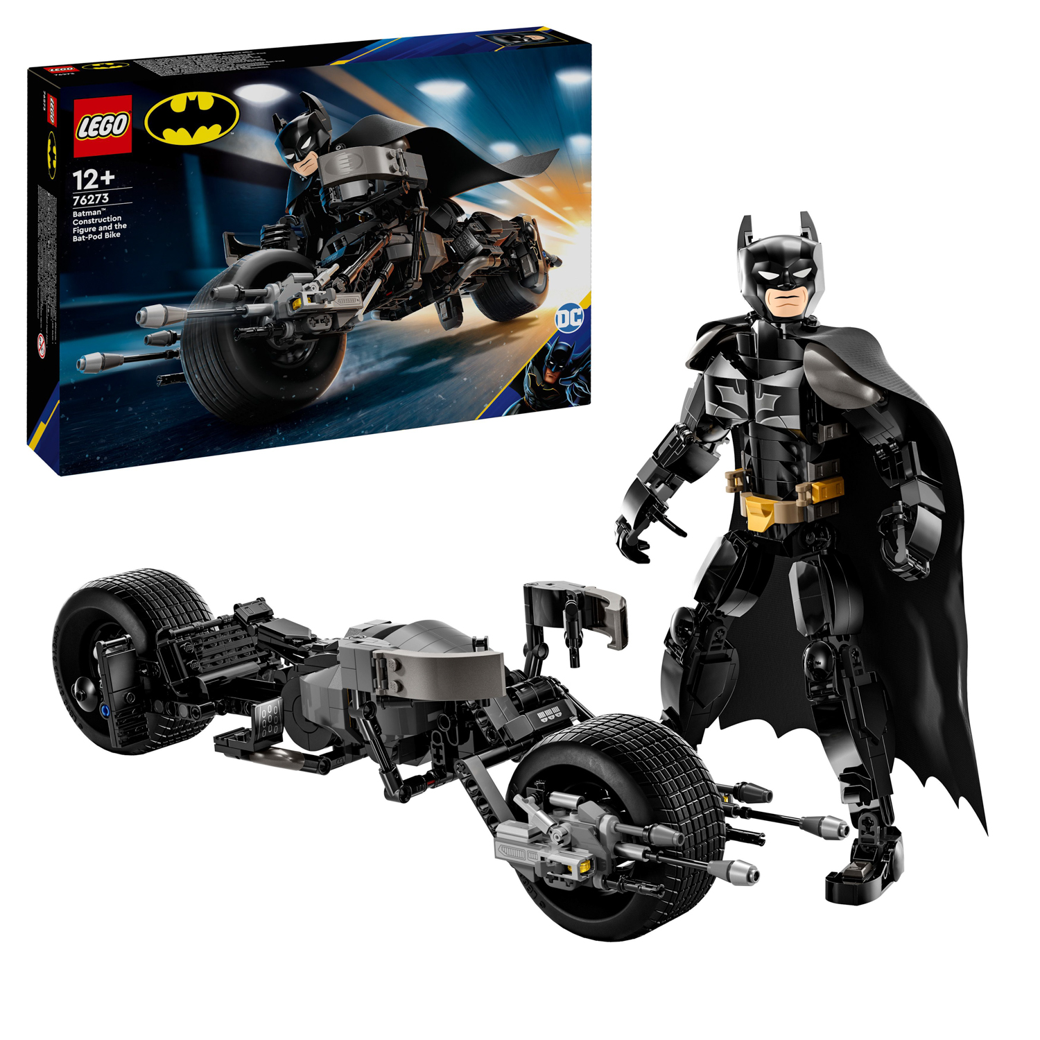 Personaggio Batman con Bat Pod - Lego DC