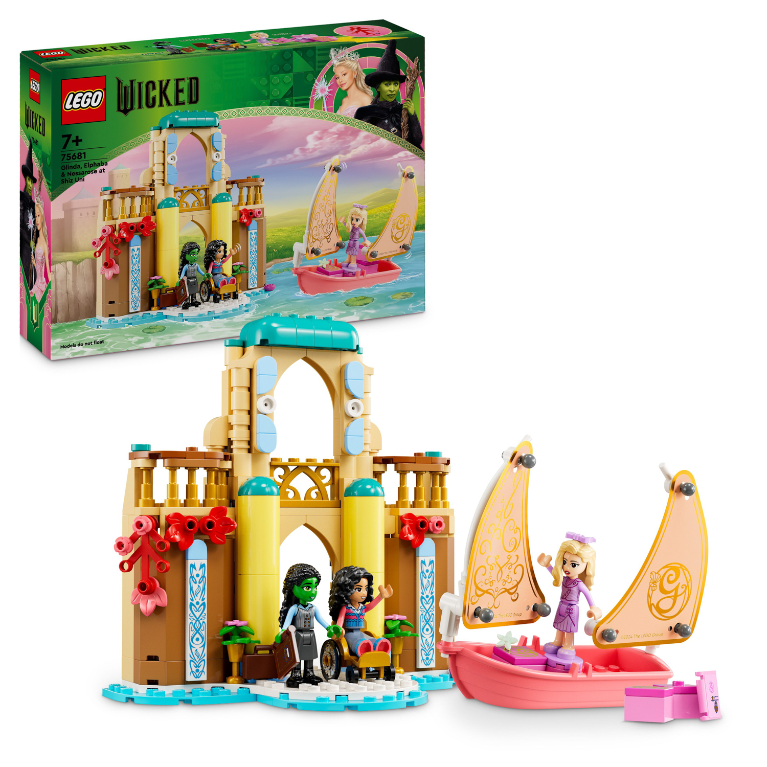 Glinda, Elphaba e Nessarose all’Università di Shiz Lego Wicked