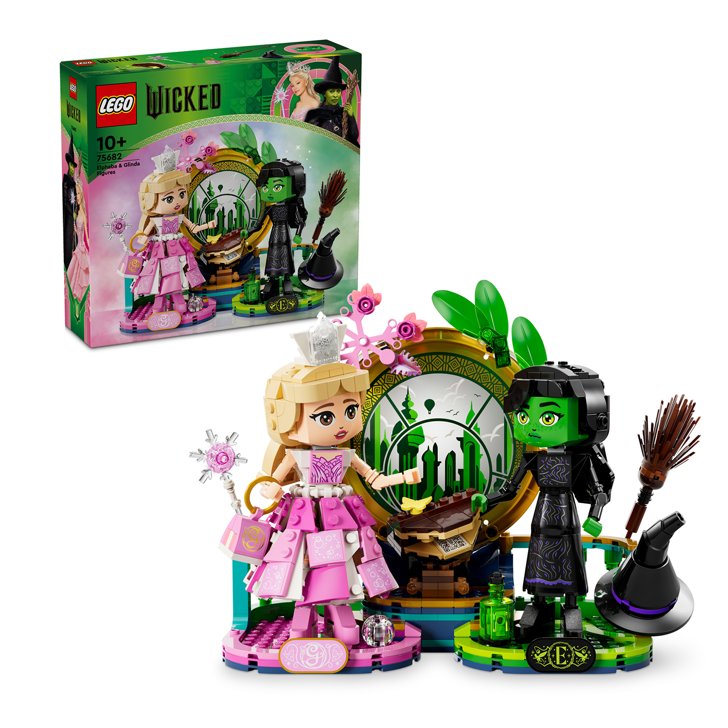 Personaggi di Elphaba e Glinda Lego Wicked