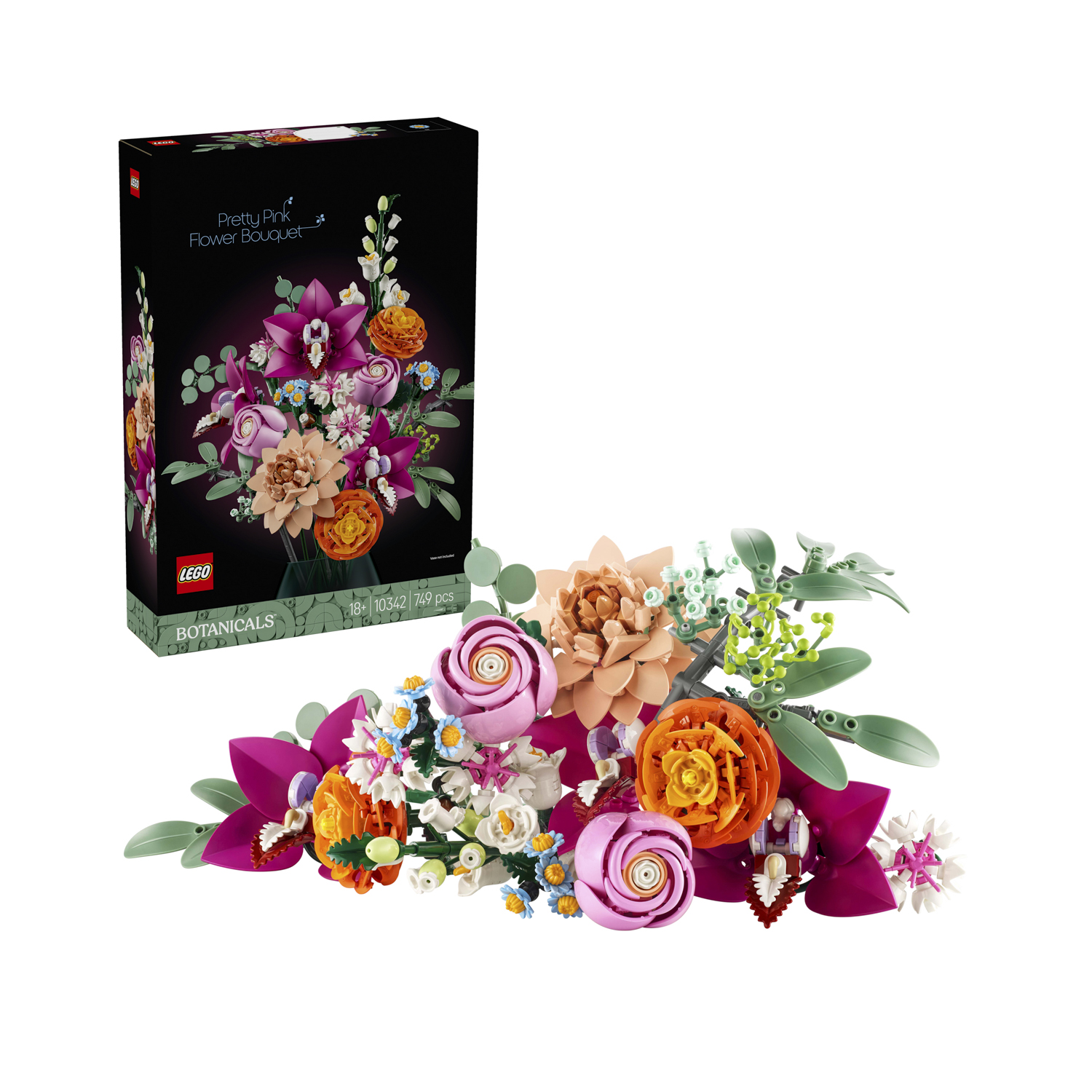 Bouquet Fiori Rosa LEGO Botanical Collection