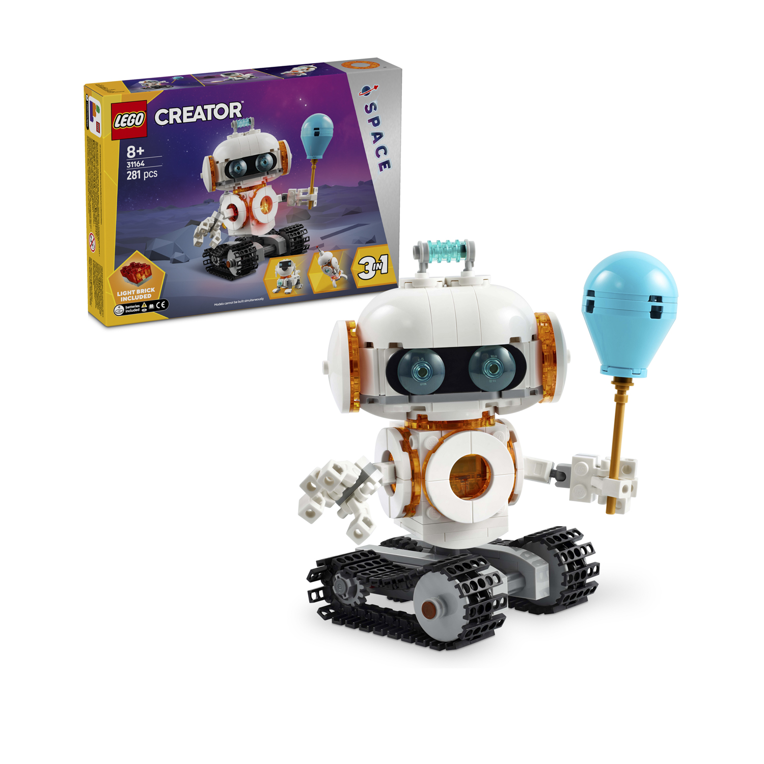 Robot spaziale Lego Creator 3 in 1
