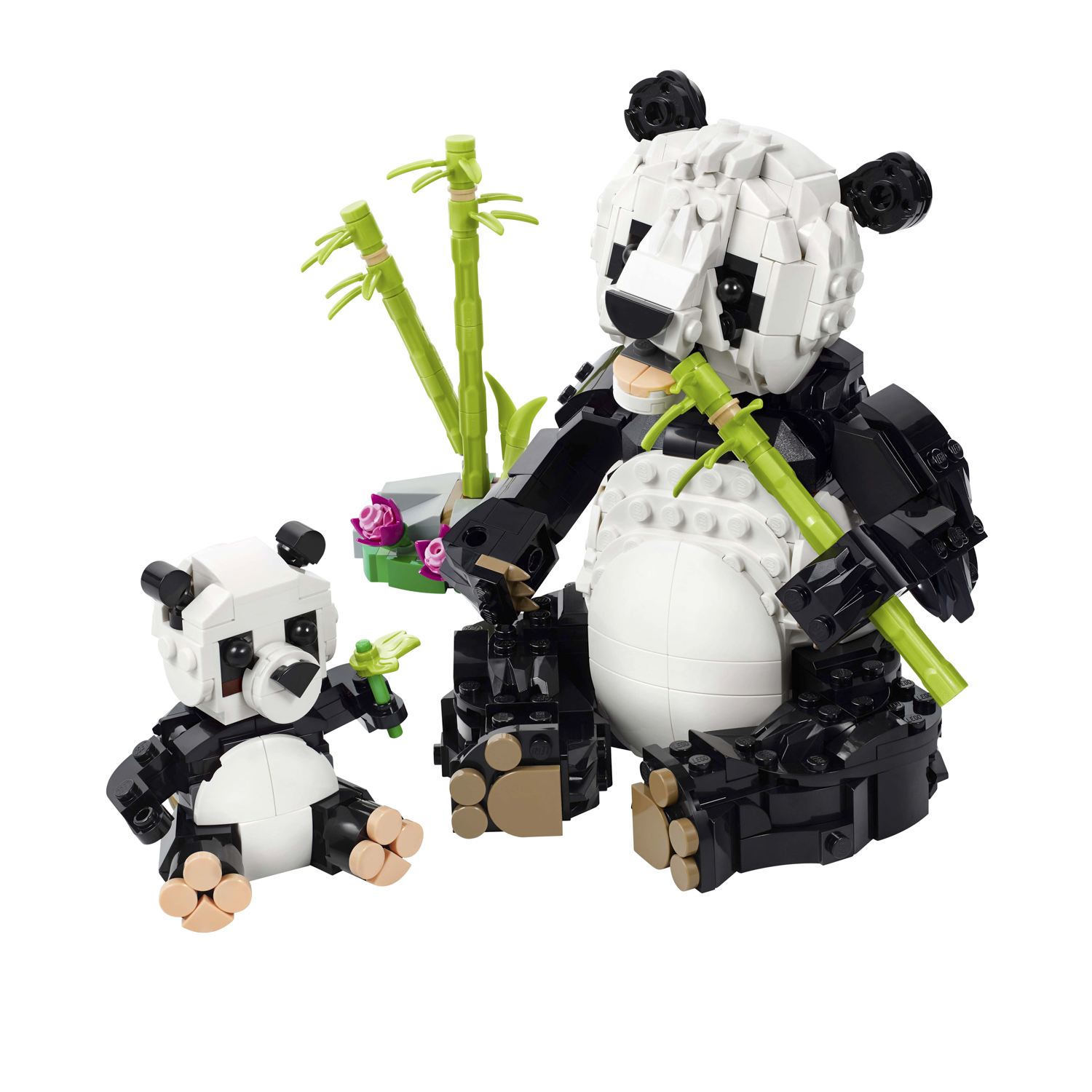 Famiglia panda Lego Creator 3 in 1