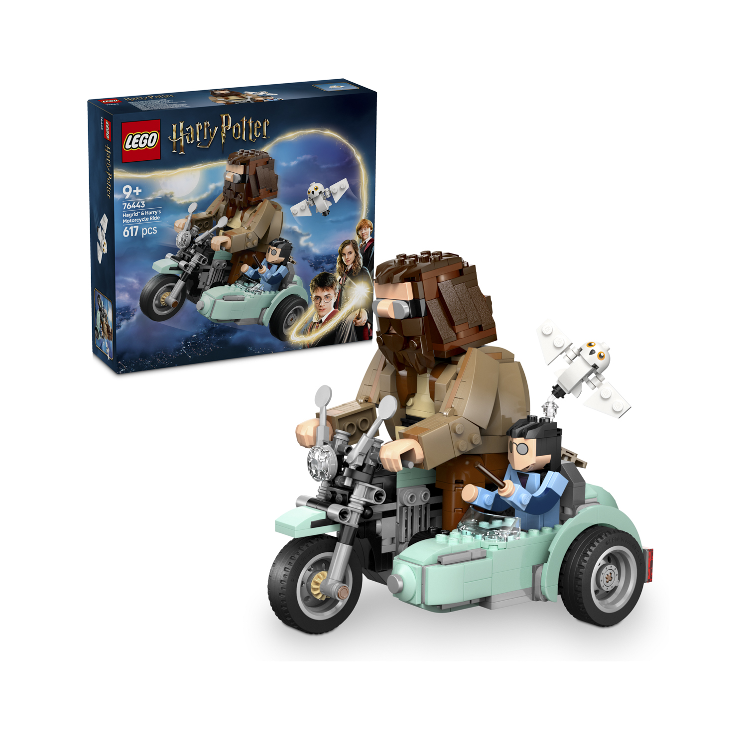 Giro sul sidecar di Hagrid Lego Harry Potter