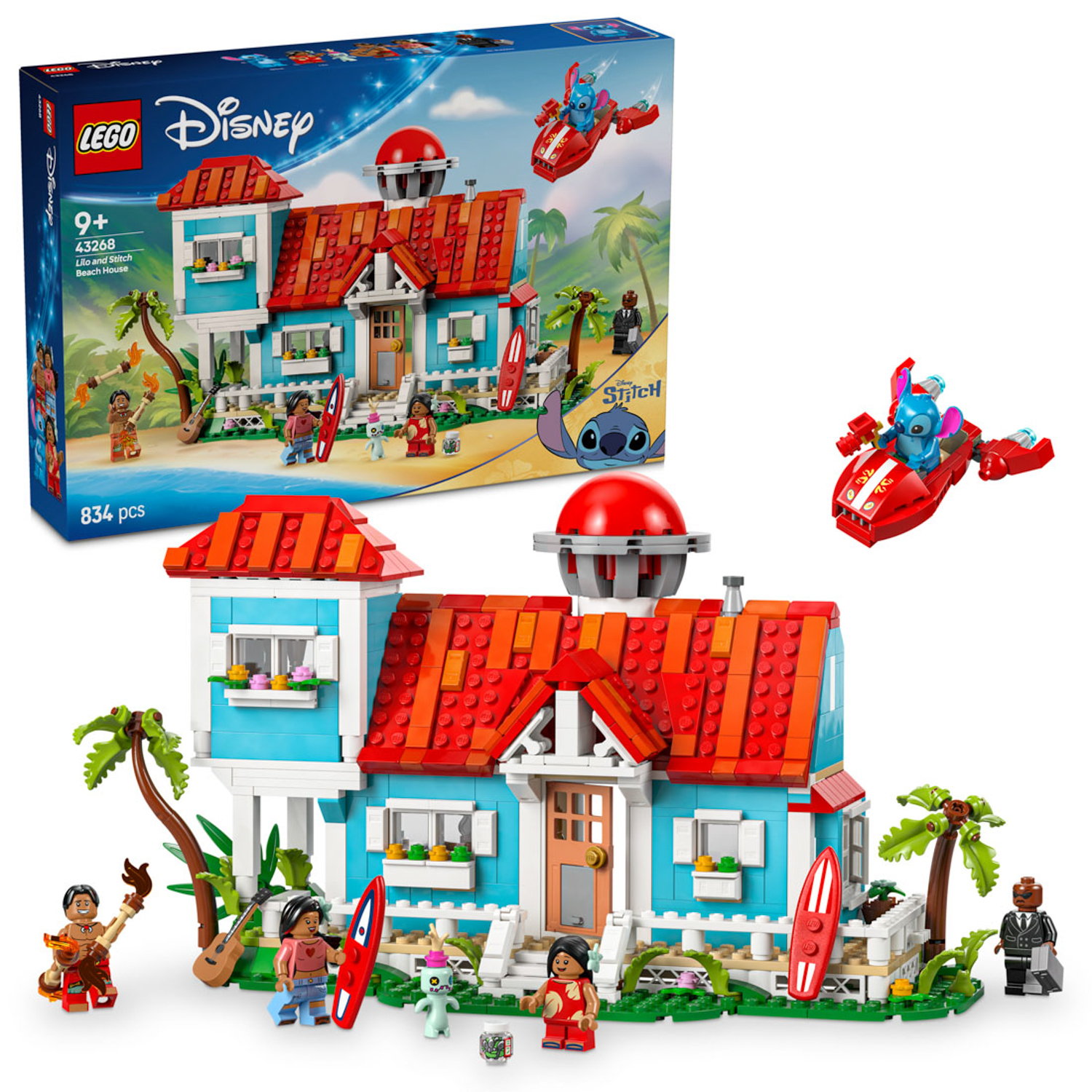Casa sulla spiaggia di Lilo e Stitch Lego Disney