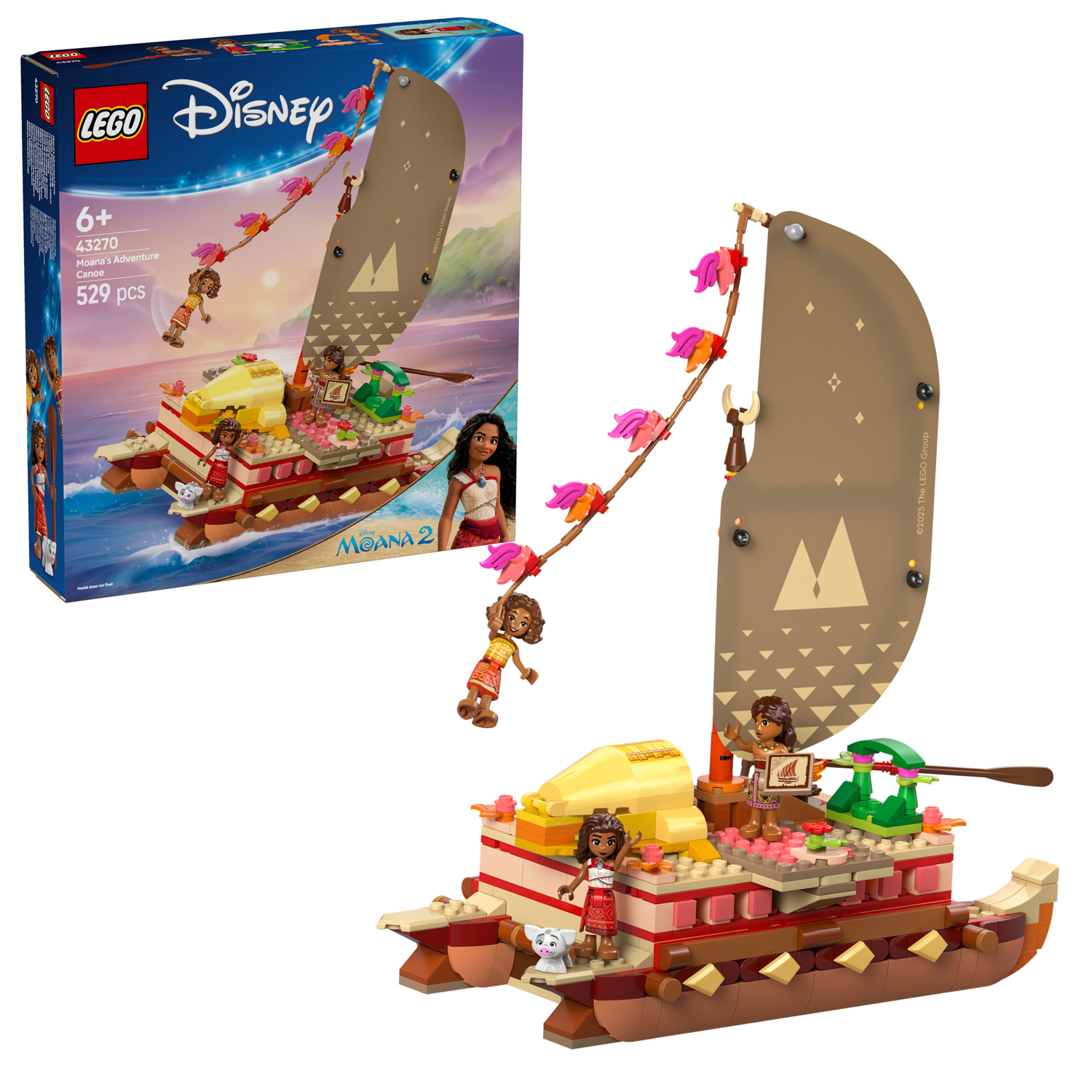 La canoa di Vaiana Lego Disney