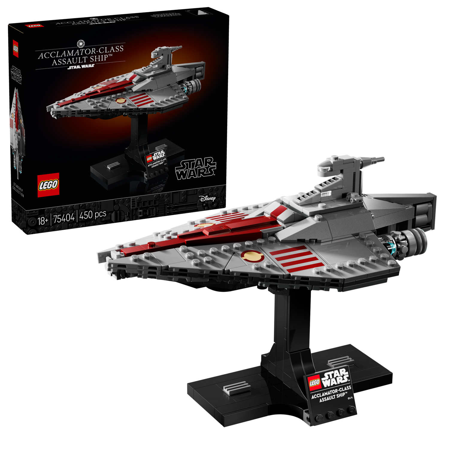 Nave d’assalto di classe Acclamator Lego Star Wars