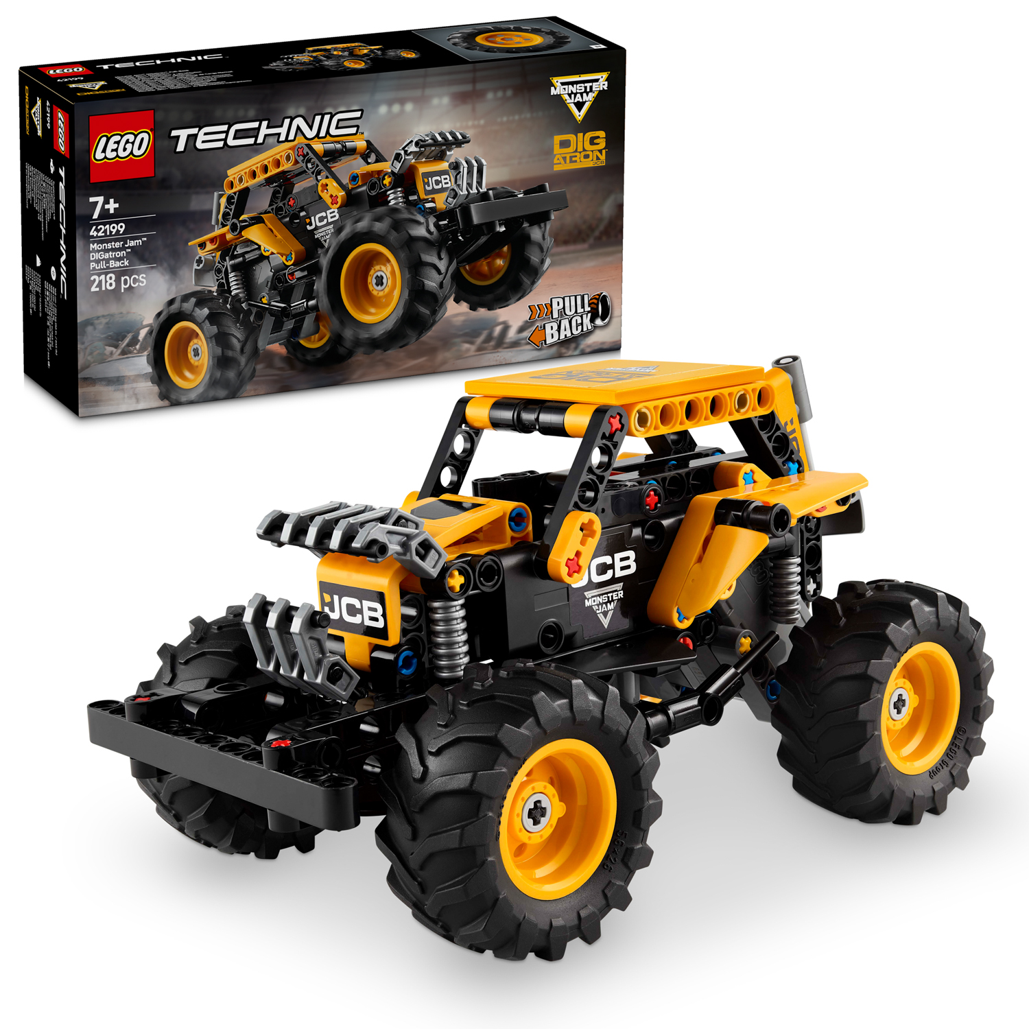 Pullback Monster Jam DIGatron Lego Technic