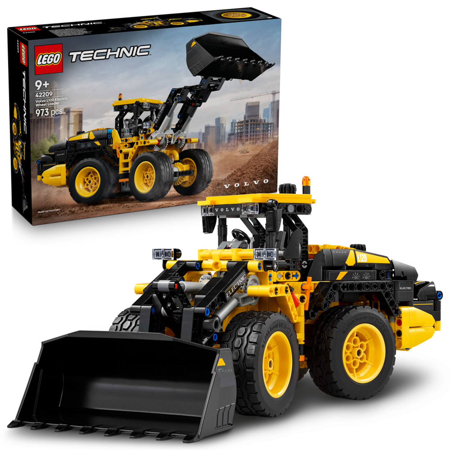 Pala gommata Volvo L120 Electric Lego Technic