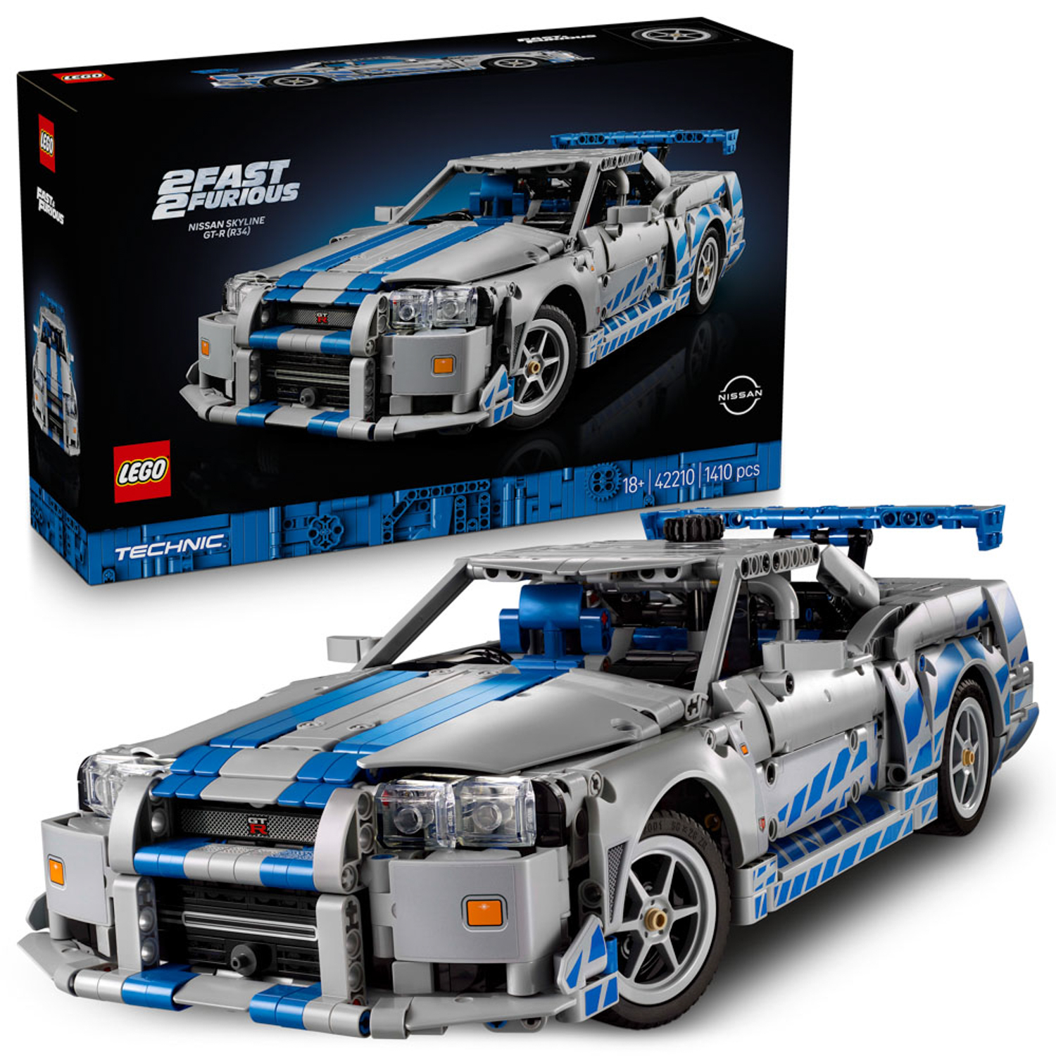 Auto Nissan Skyline GT R 2 Fast 2 Furious - Lego Technic