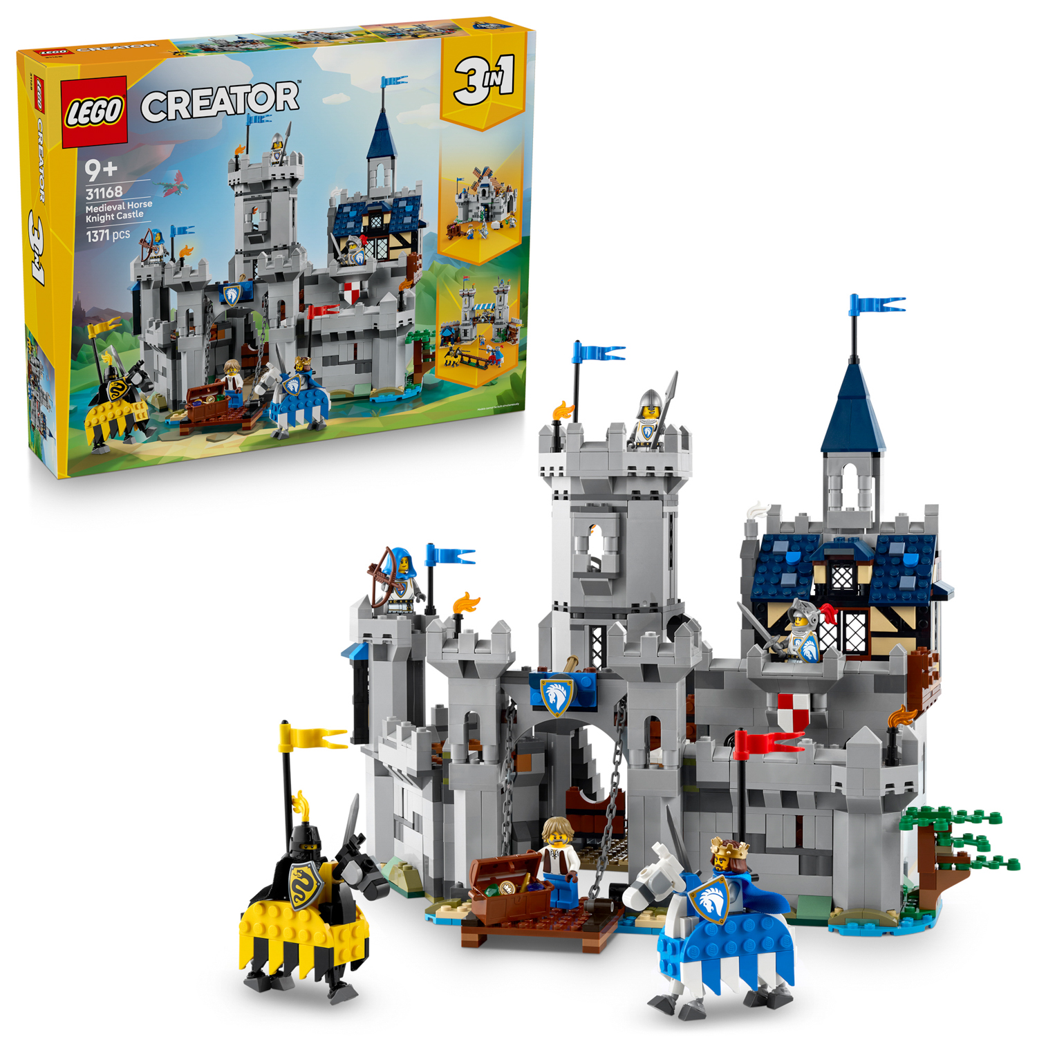 Castello cavaliere medievale Lego Creator 3 in 1