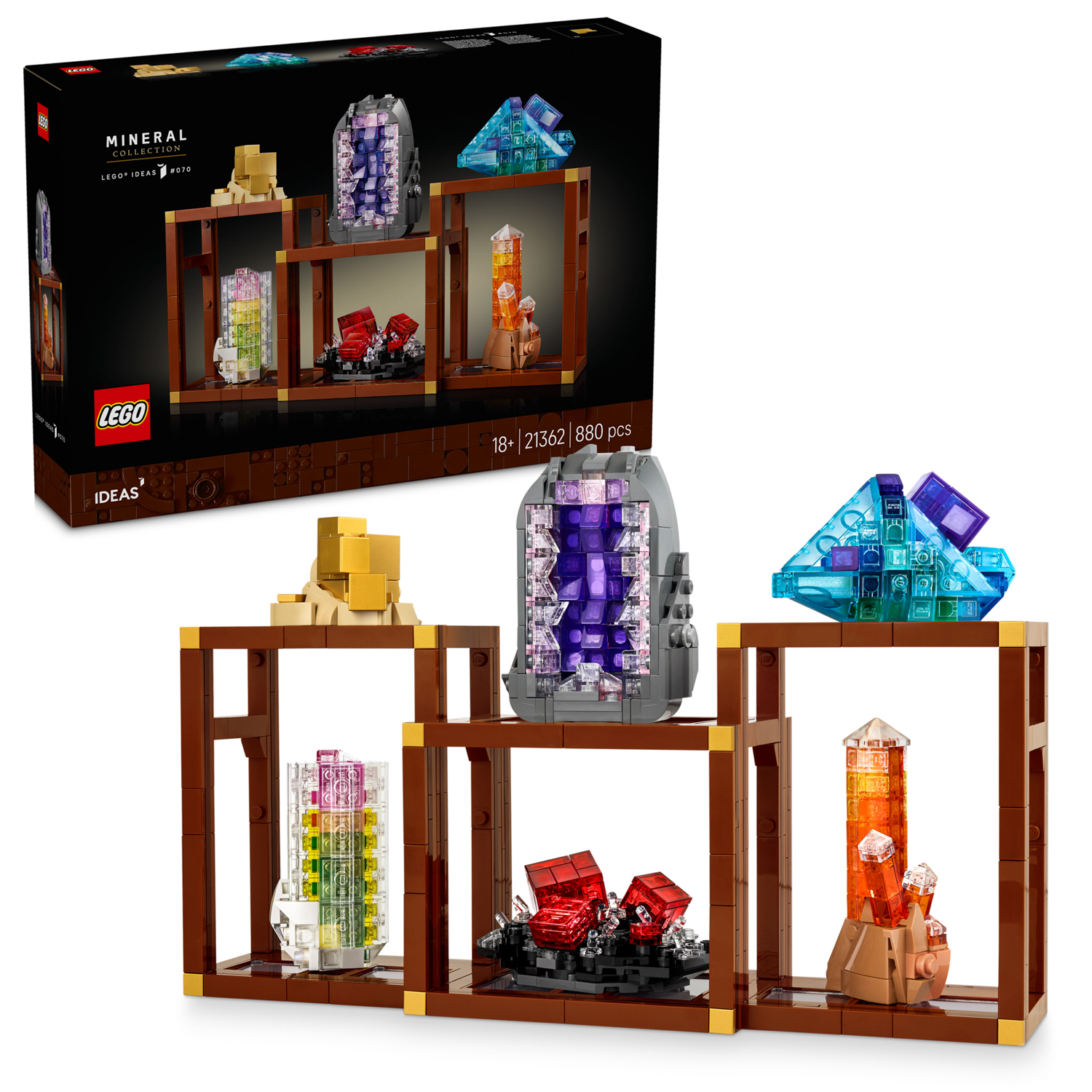Collezione di Minerali LEGO Ideas: Un'Idea Regalo per Amanti delle Pietre