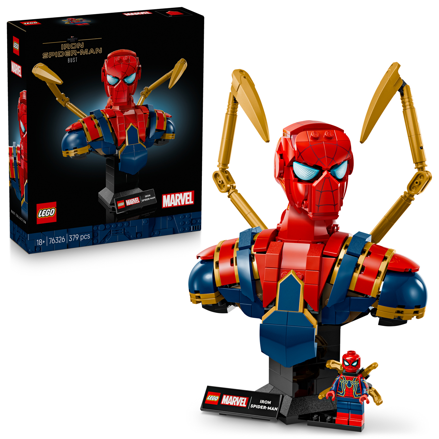 Busto Iron Spider-Man Lego Marvel: Edizione Collezionistico