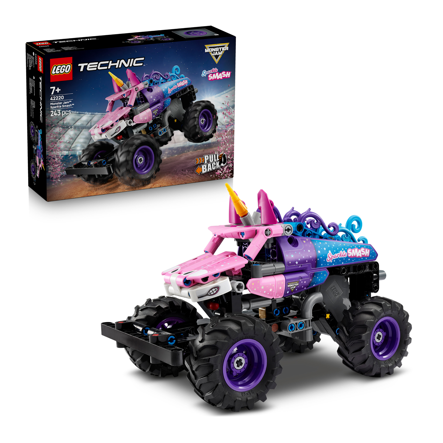 Sparkle Smash Monser Jam a retrocarica Lego