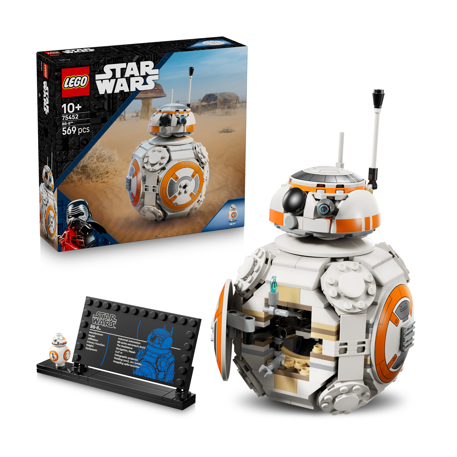 Lego Droide Astromeccanico Bb 8 Star - Wars No Colore