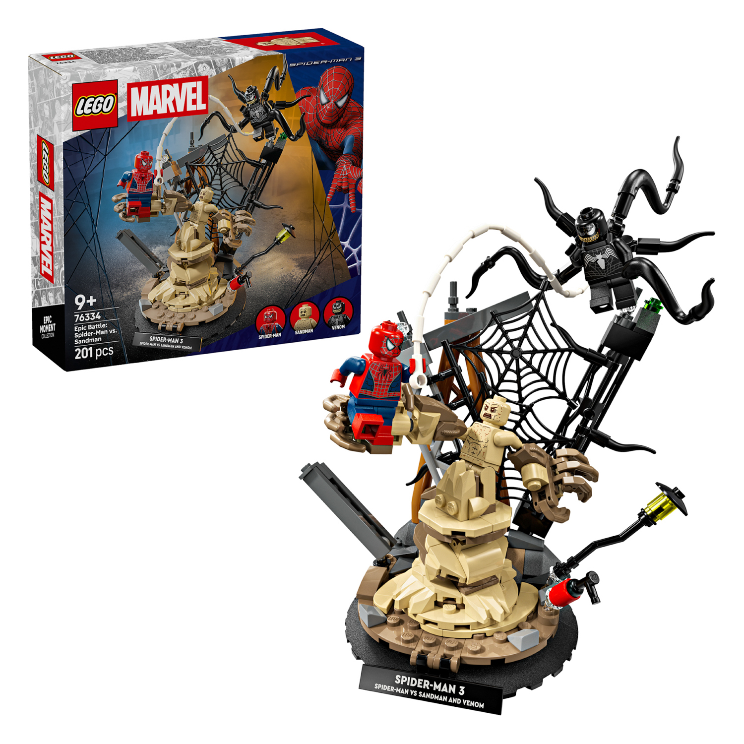 Battagli epica: Spider Man vs Sandman Lego